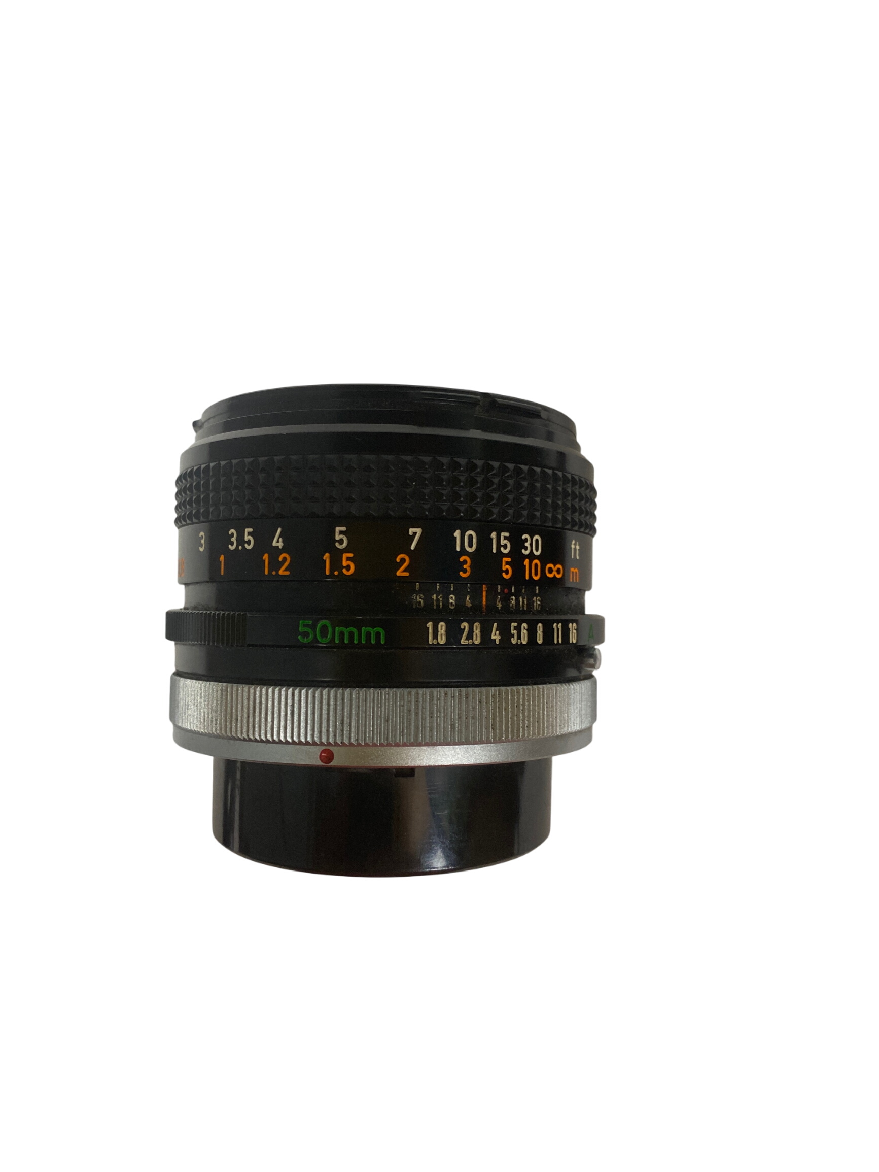 Objectif photo Canon LENS FD 50 mm 1:1.8 Super‑Coated Bon état -  reconditionné disponible sur Label Emmaüs