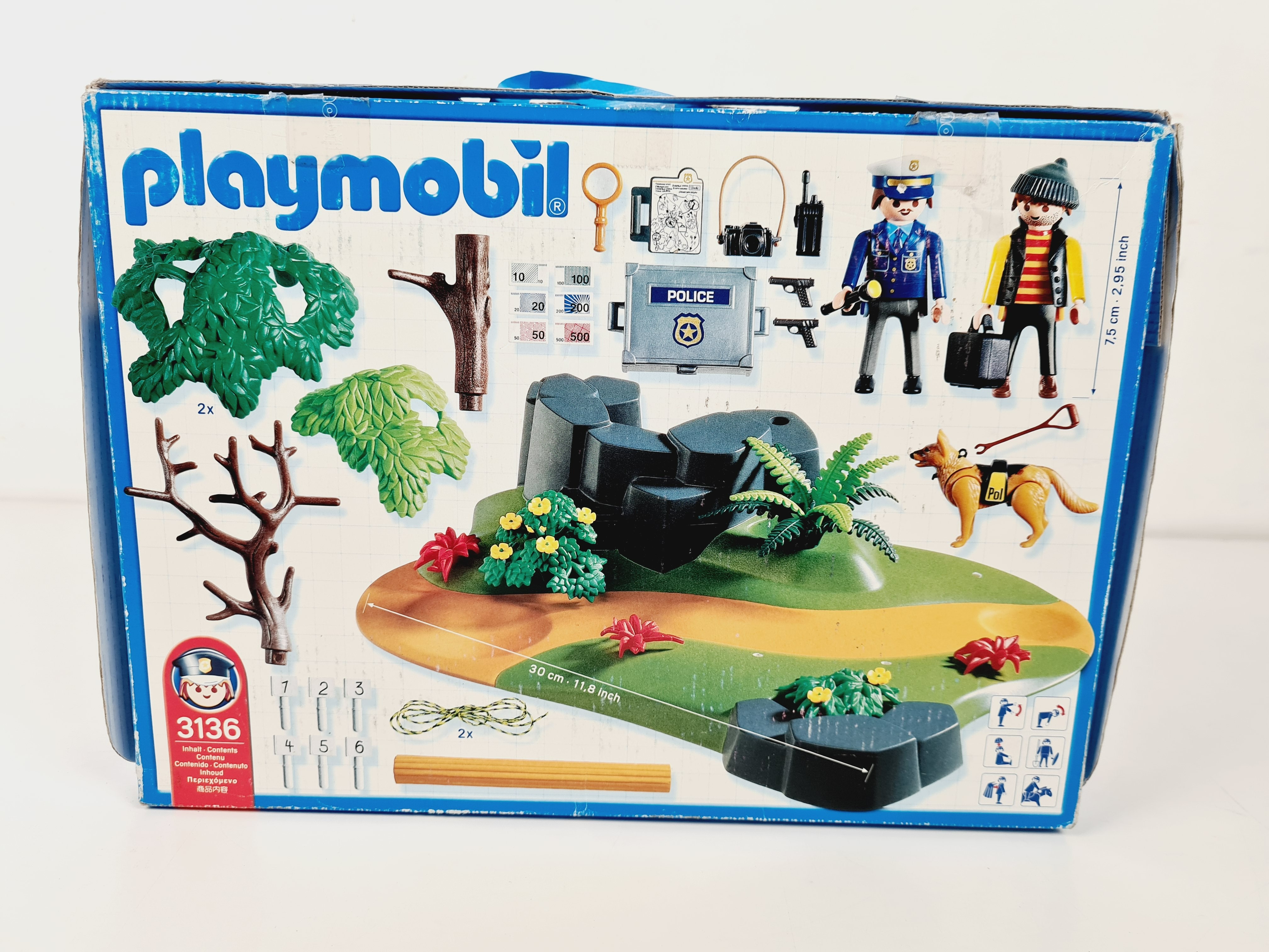 Playmobil - PLAYMOBIL 3136 Superset Policier & voleur - 4 ans + Bon état - Vue 4 - 