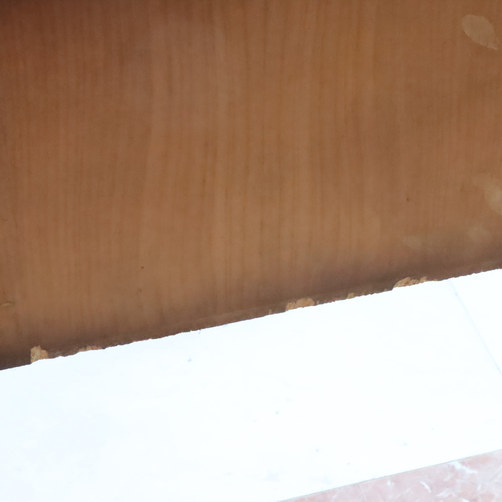 Coiffeuse vintage en bois avec miroir triptyque Bon état - Vue 8 - 