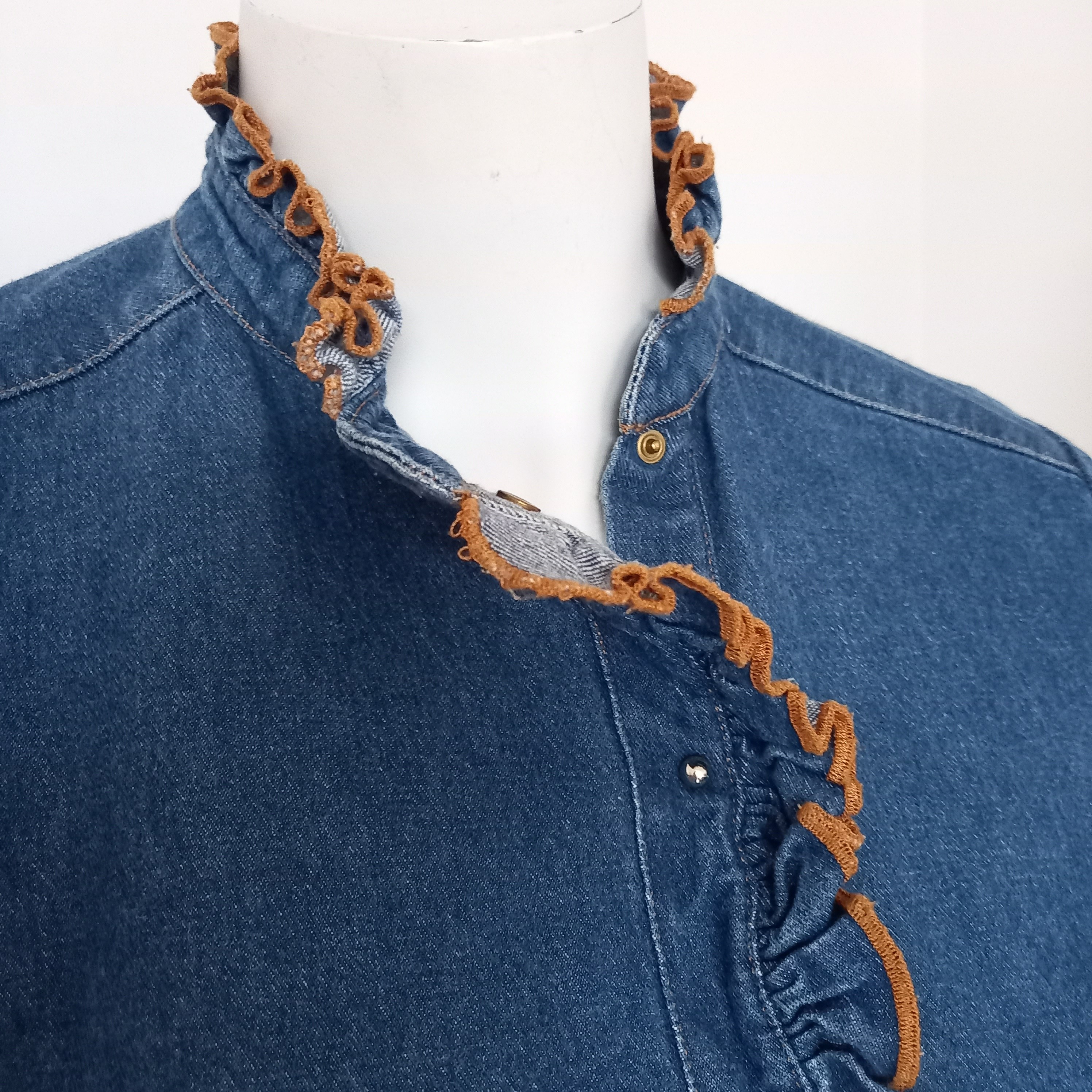 Haut (tunique ) bleu en Jeans Roseanna Taille 36 Bon état - Vue 6 - 