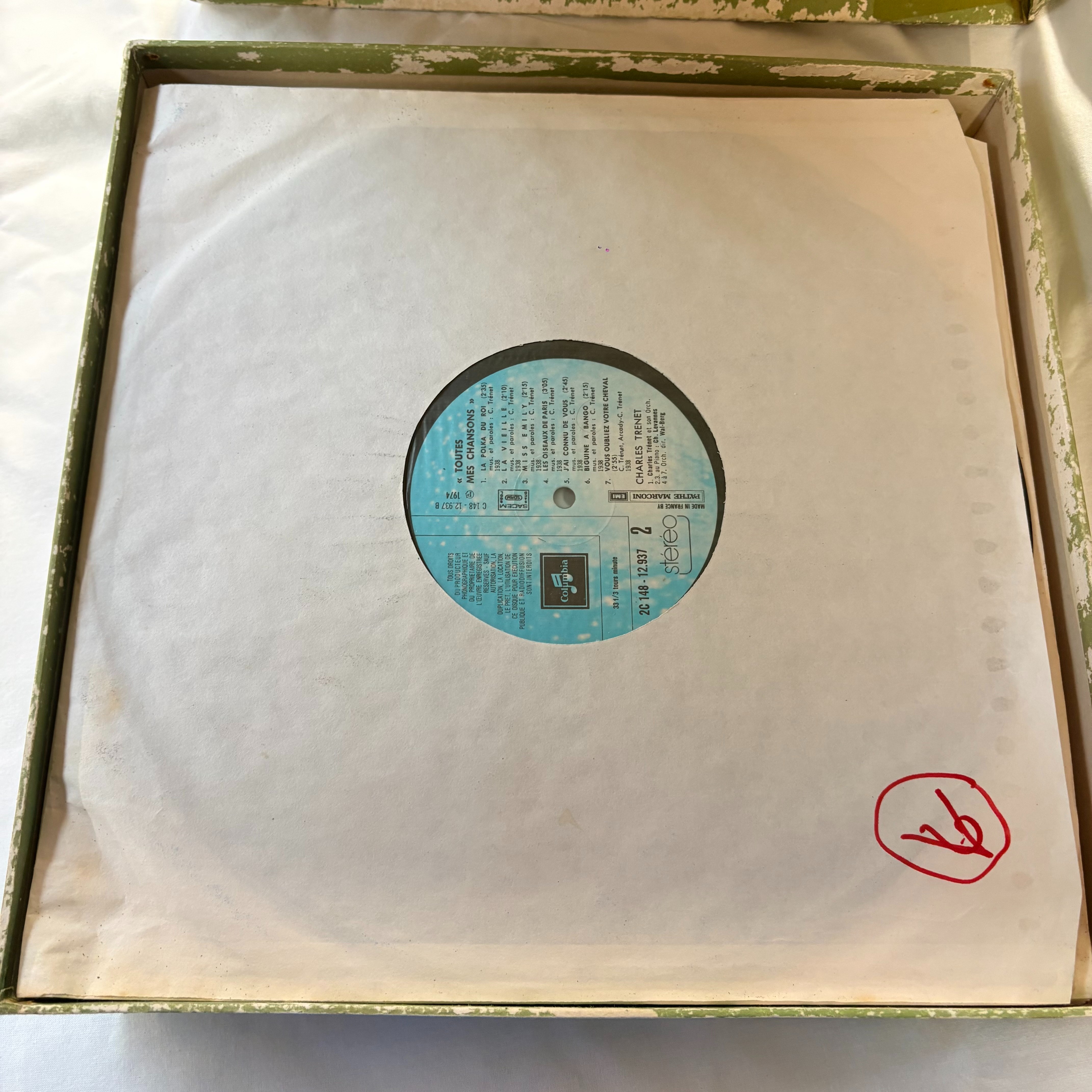 Charles Trenet "Toutes Mes Chansons 1937_1963" coffret 33t de 13 Vinyles 1978 État correct - Vue 5 - 