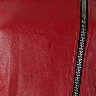 Voir photo 3 de Veste rouge en simili cuir - femme - Zara - taille M Veste rouge en simili cuir - femme - Zara - taille M Très bon état - Vue 3 -