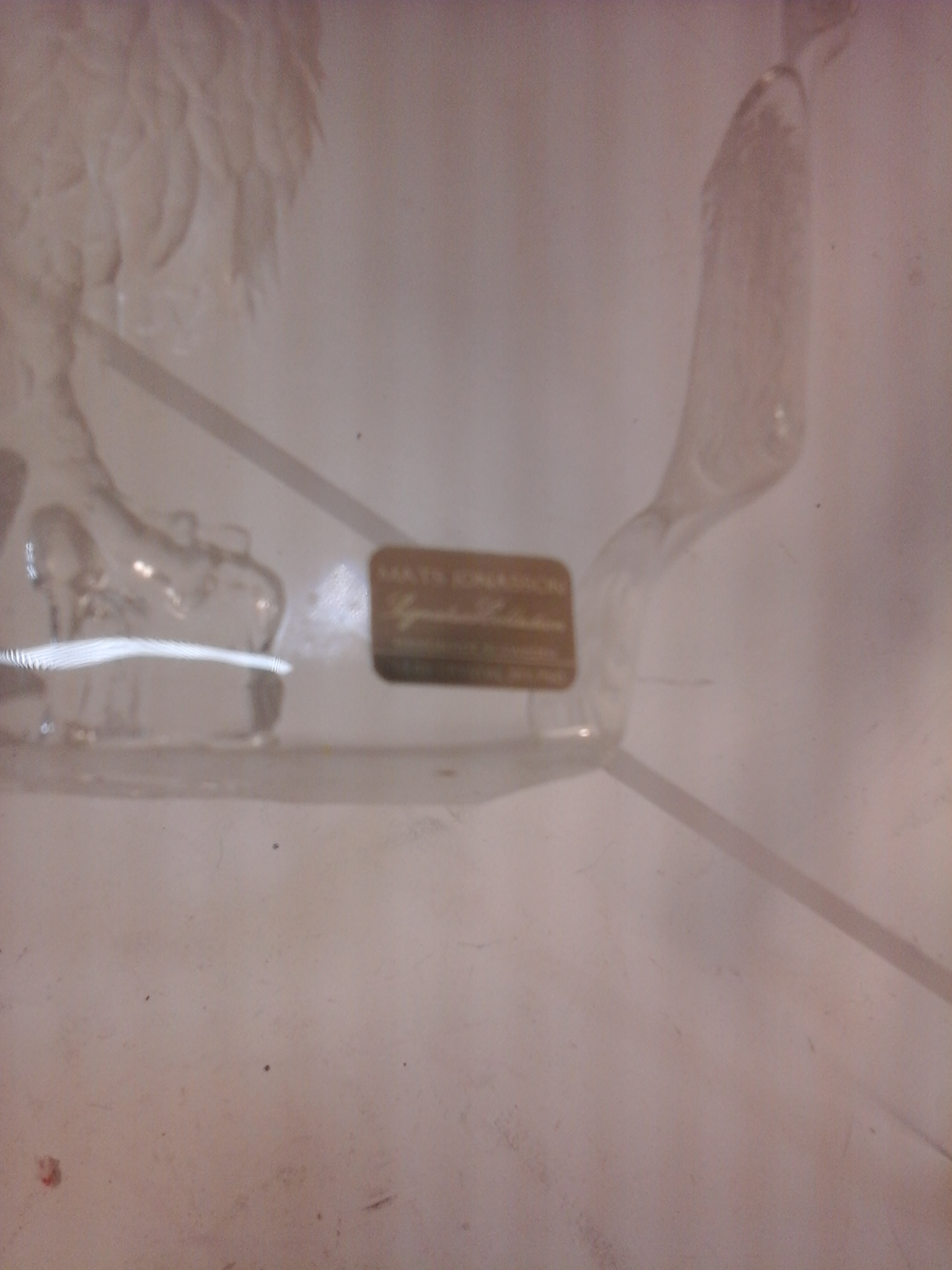 Bloc cristal baccara Jonasson Mats - Photo 4