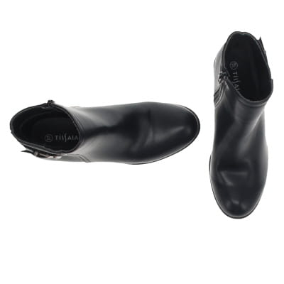 Bottines noires - Femme - Tissaïa - Pointure 37 - Photo 1