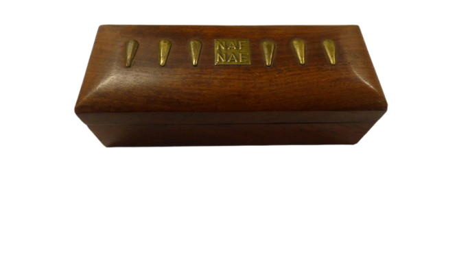 Lot porte courrier et coffret en bois Naf Naf - Photo 7