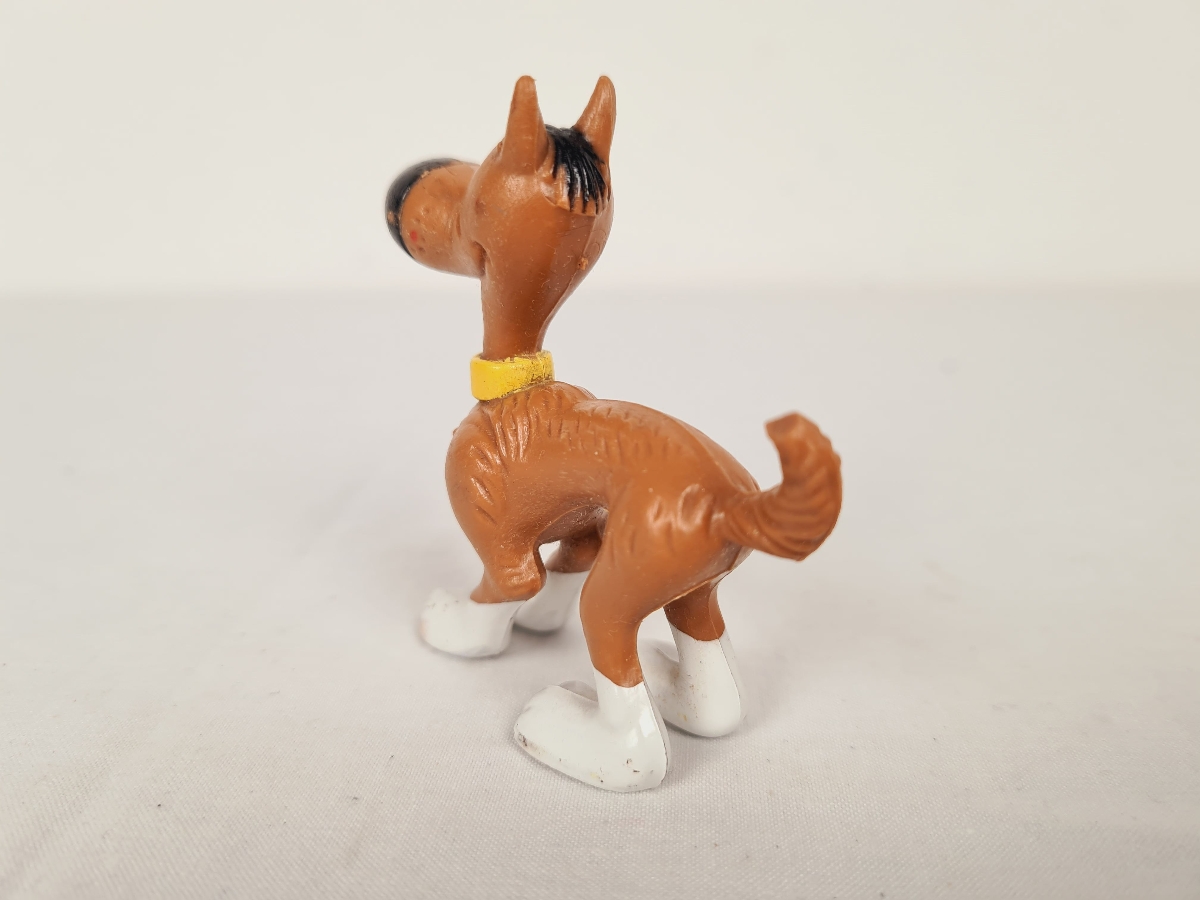 Figurine Goebel Chien Oiseau à Queue Rouge - 9 Cm - Excellent État - Occasion
