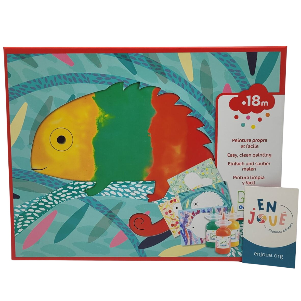 Acheter Loisirs créatifs - Kit Peinture Propre et Facile Multicolore - Djeco - Dès 18 mois. Très bon état - 10,00 € Loisirs créatifs - Kit Peinture Propre et Facile Multicolore - Djeco - Dès 18 mois. Très bon état - reconditionné disponible sur Label Emmaüs