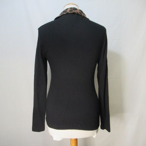 HF149 - Gilet fin léopard - Georgina B. - Taille M Très bon état - Vue 2 - 