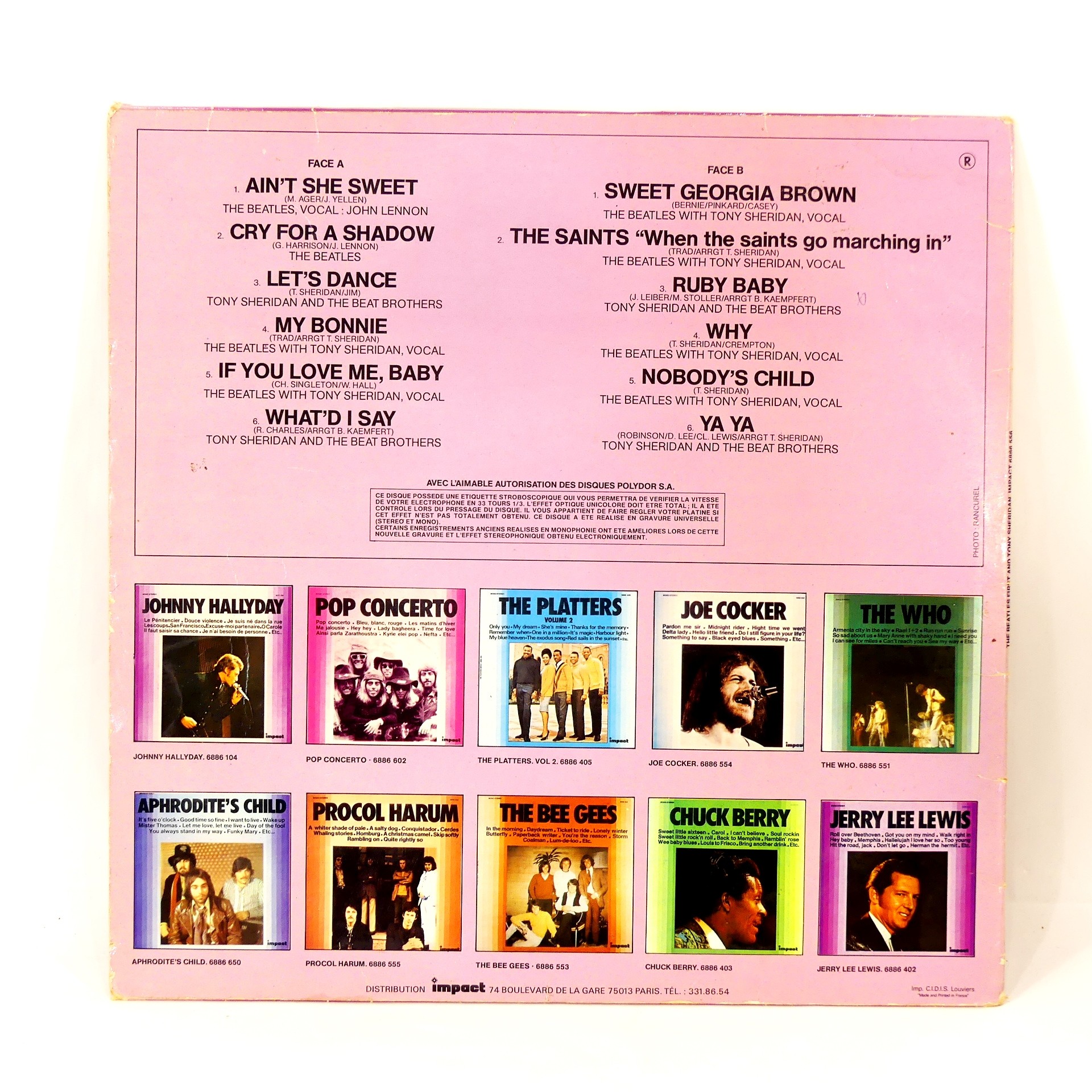 Vinyle - The Beatles First and Tony Sheridan Bon état - Vue 3 - 