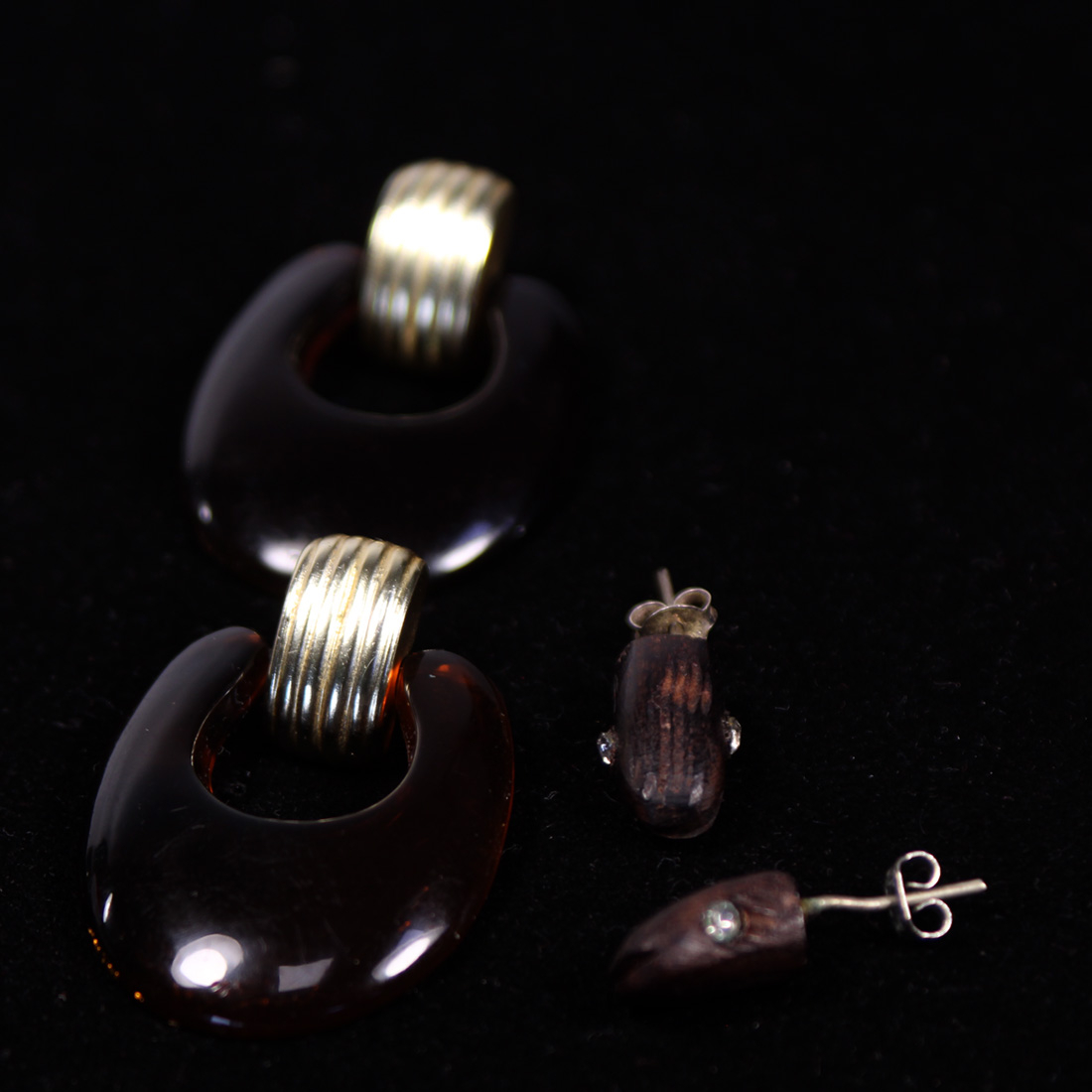 Boucles d'oreilles 4 paires Bon état - Vue 3 - 