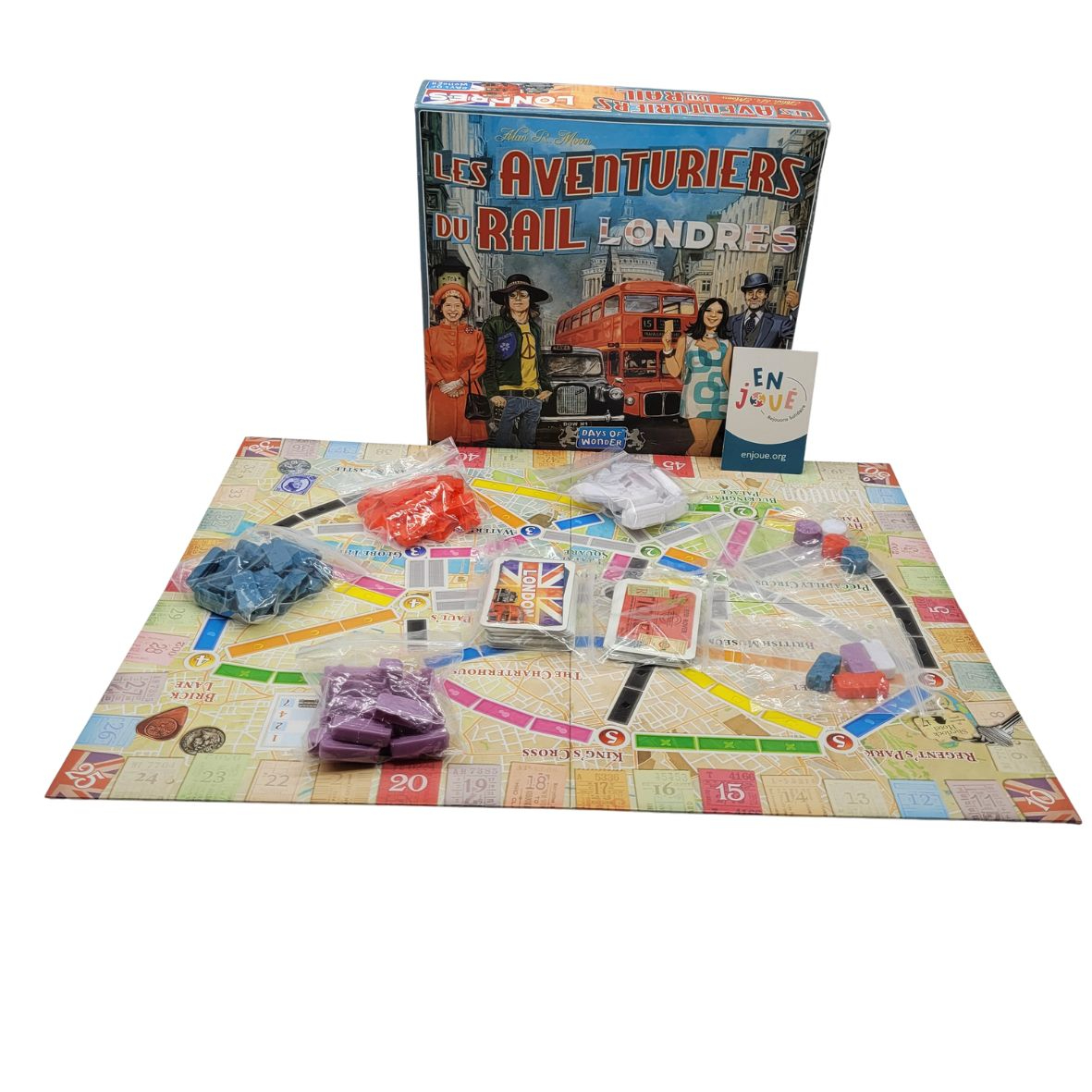 Voir photo 2 de Jeu de société - Les Aventuriers du Rail Londres - Days of Wonder - À partir de 8 ans. Jeu de société - Les Aventuriers du Rail Londres - Days of Wonder - À partir de 8 ans. Bon état - Vue 2 -