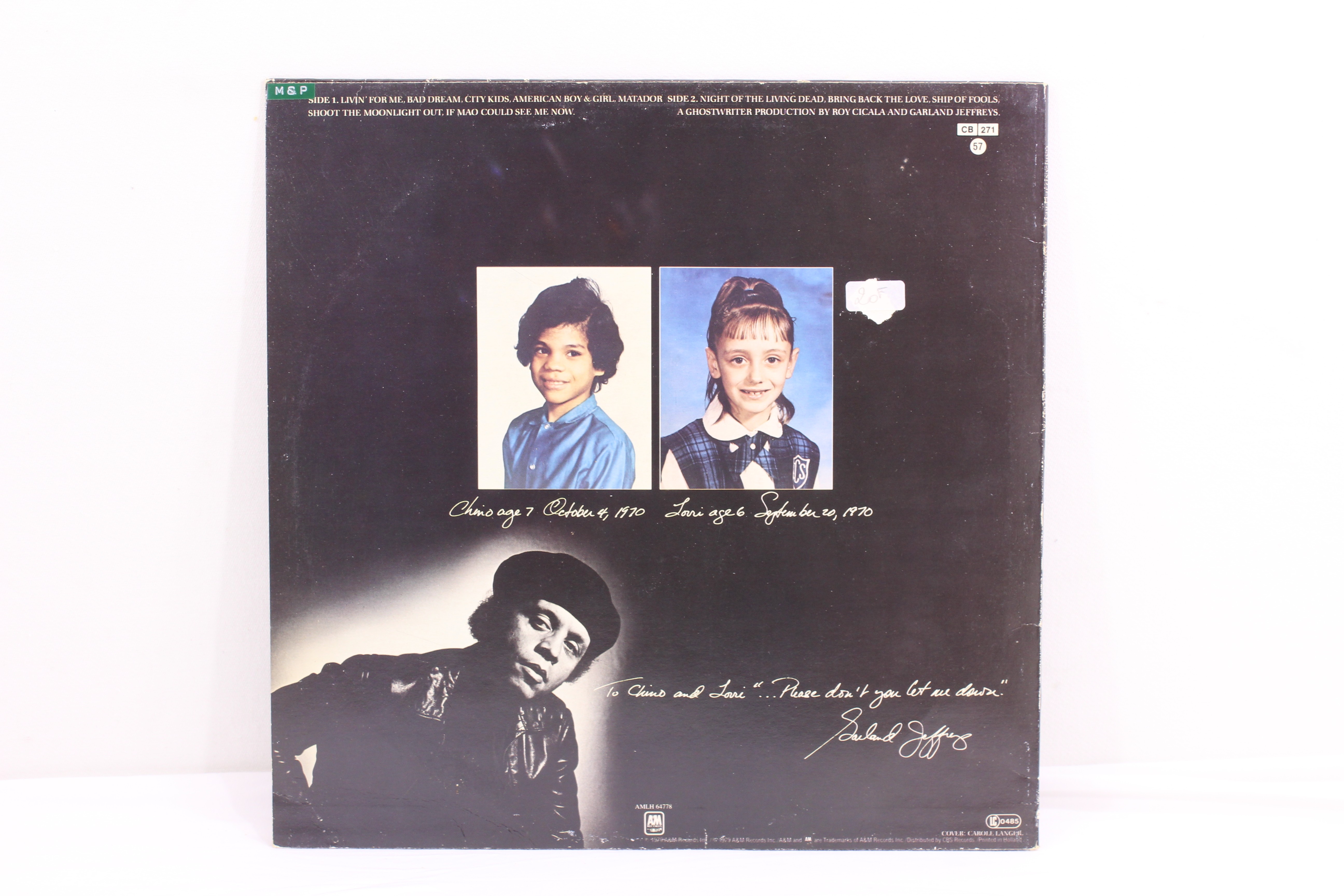 Voir photo 2 de Vinyle 33T Garland Jeffreys – American Boy & Girl - A&M Records 1979 Vinyle 33T Garland Jeffreys – American Boy & Girl - A&M Records 1979 - Vue 2 -