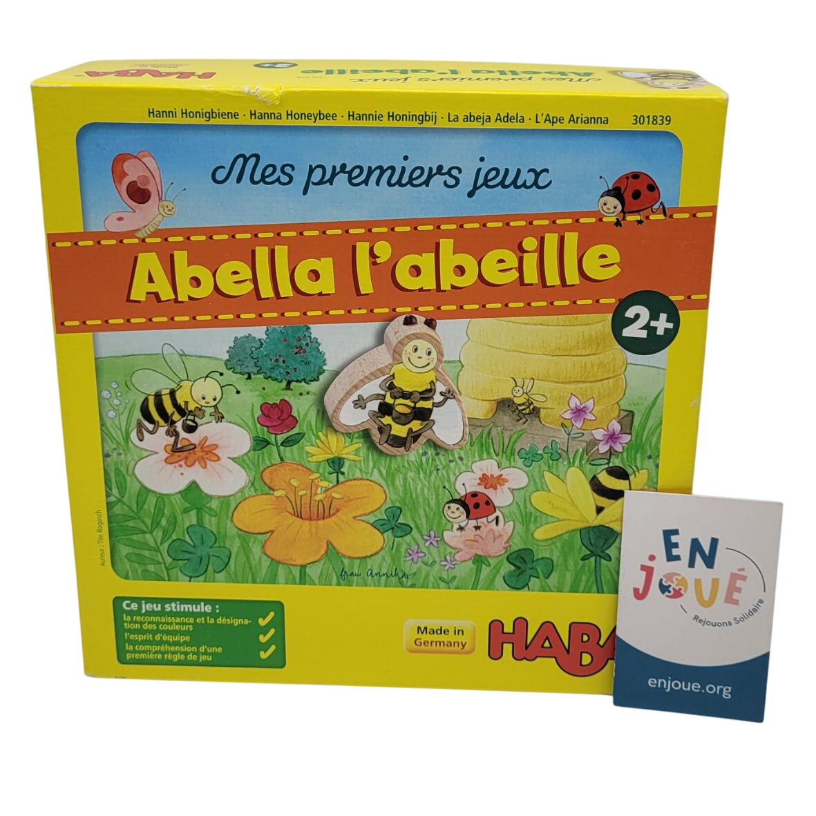 Acheter Jeu de société - Abella l'abeille - Haba - À partir de 2 ans. Bon état - 12,00 € Jeu de société - Abella l'abeille - Haba - À partir de 2 ans. Bon état - reconditionné disponible sur Label Emmaüs