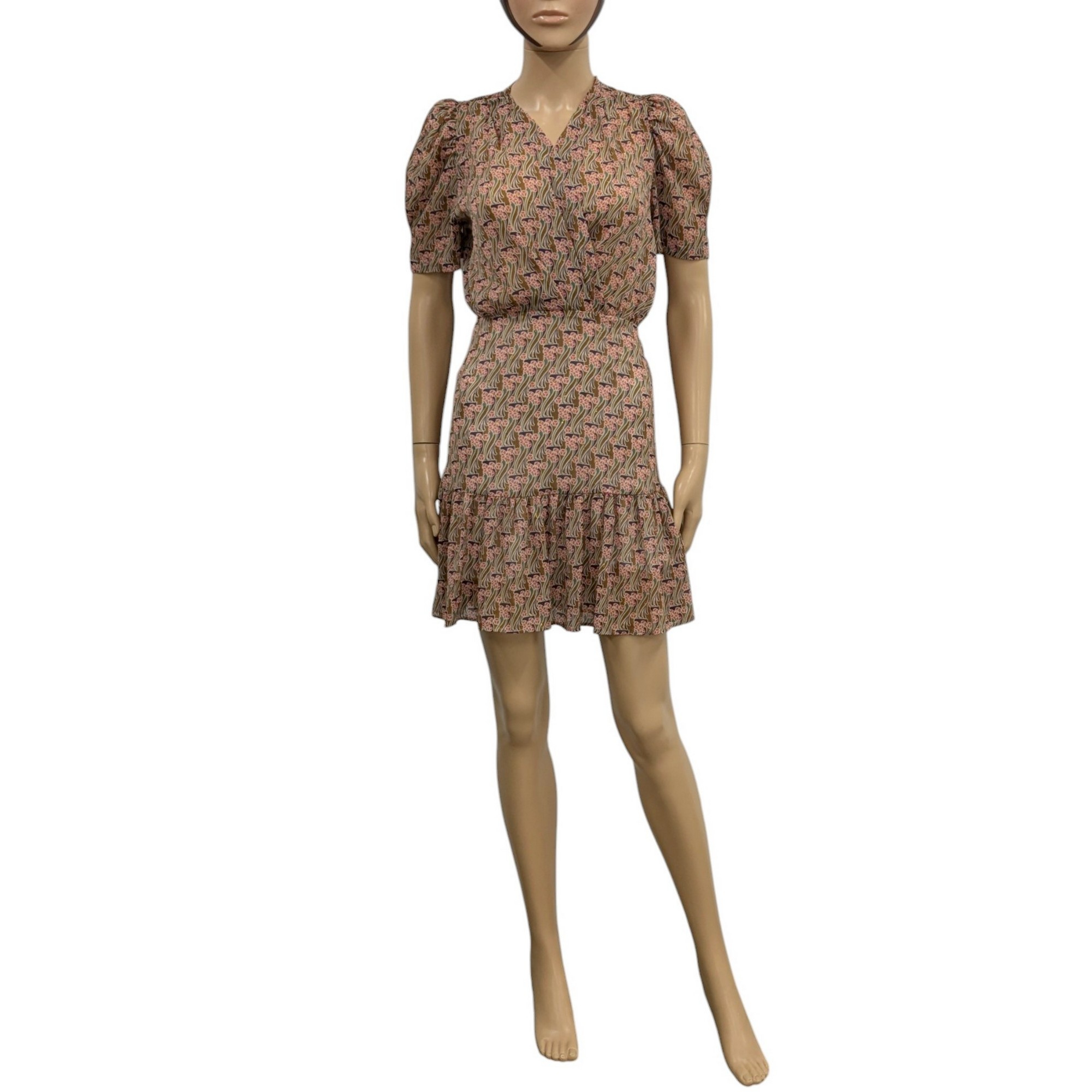 Robe Iris Mittenaere for Morgan T XS en voile imprim - iris mittenaere pour morgan - Modalova