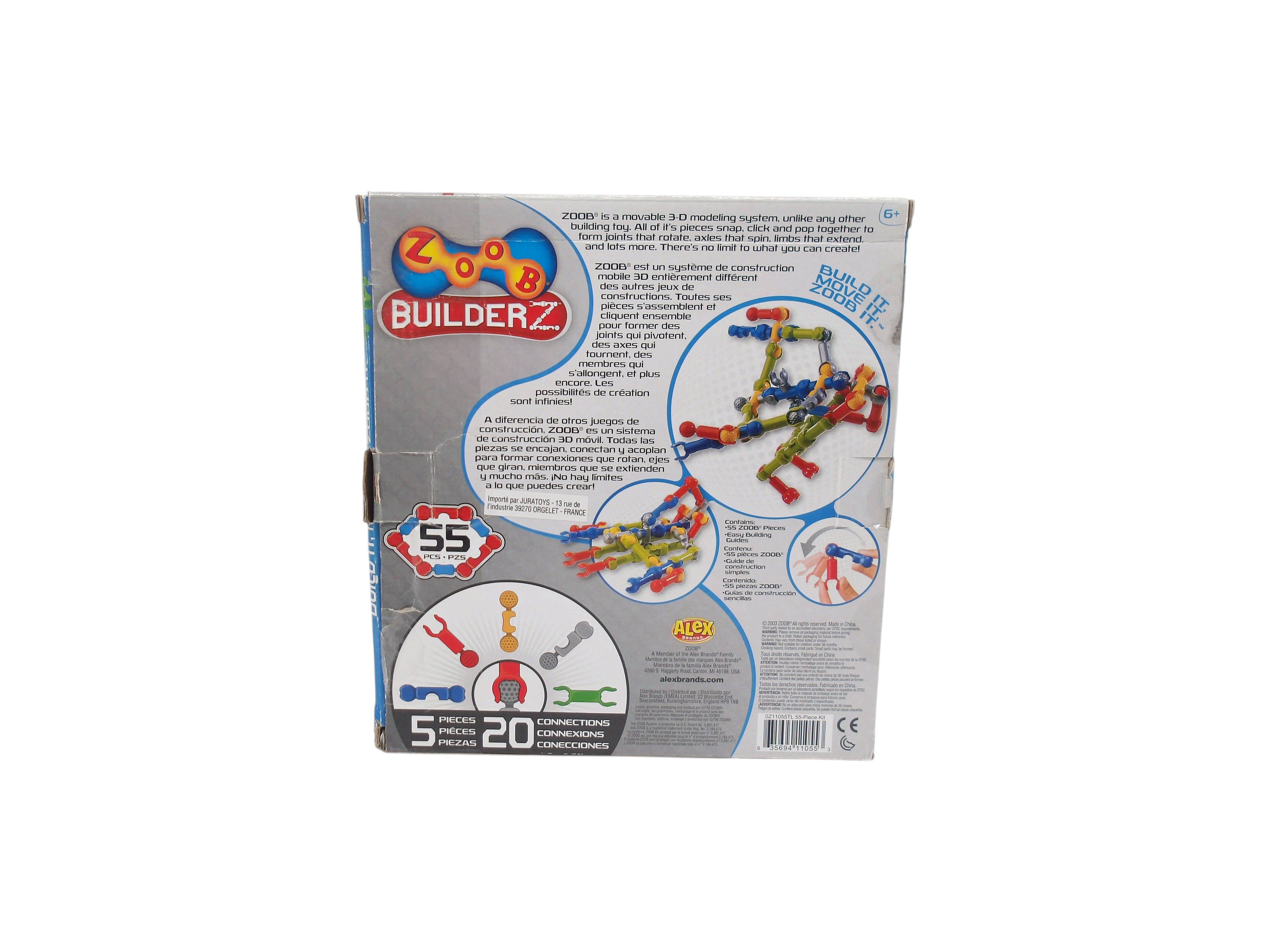 Voir photo 3 de Zoob builder - Kit de l'inventeur - 55 pièces Zoob builder - Kit de l'inventeur - 55 pièces Très bon état - Vue 3 -
