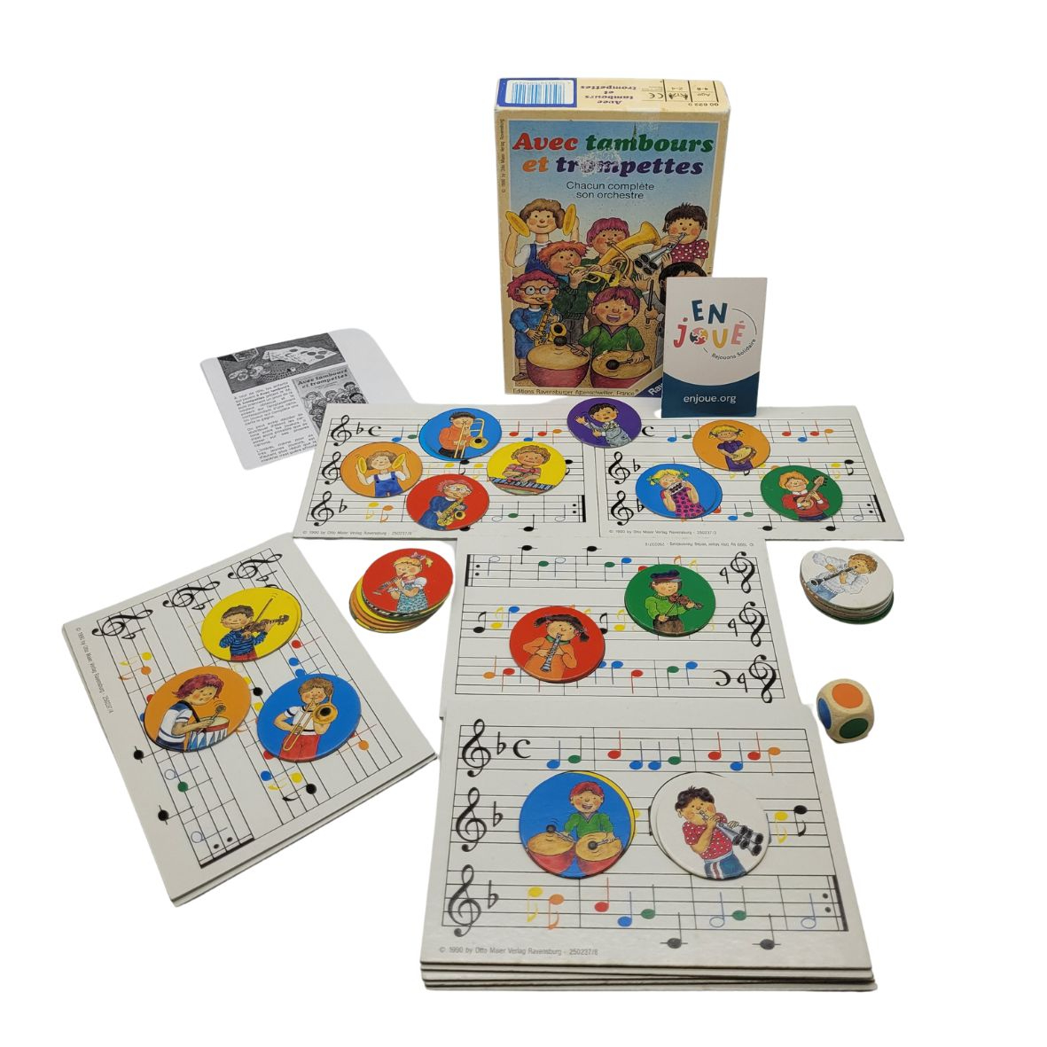 Voir photo 4 de Jeu de société - Avec tambours et trompettes - Vintage 1990 - Ravensburger - À partir de 4 ans. Jeu de société - Avec tambours et trompettes - Vintage 1990 - Ravensburger - À partir de 4 ans. Bon état - Vue 4 -