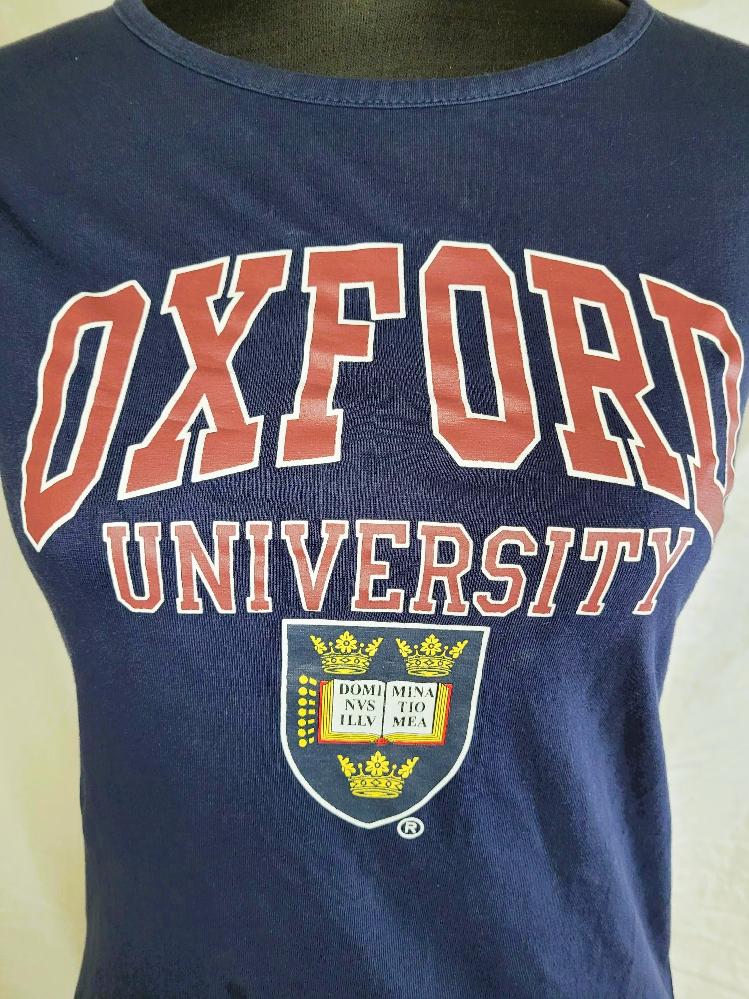 T-shirt bleu marine Oxford University - Taille S - Photo 3