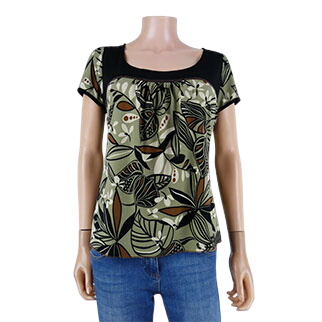 Blouse imprime - CELAIA - Taille 42/44 - Label Emmaus - Modalova
