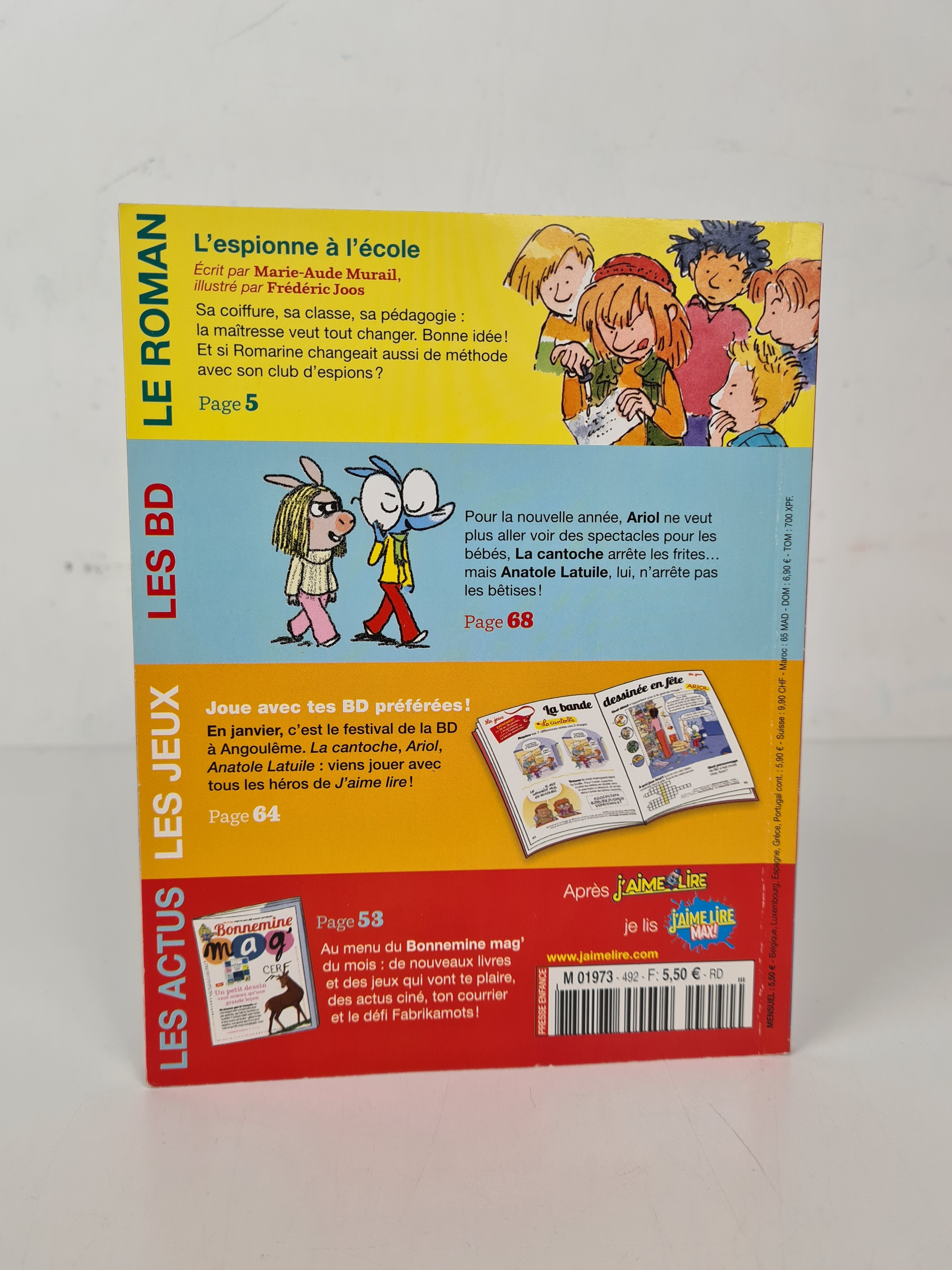 Livre d'enfant - J'aime lire L'espionne à l'école N°492 - bayard - 7/10 ans - Photo 2