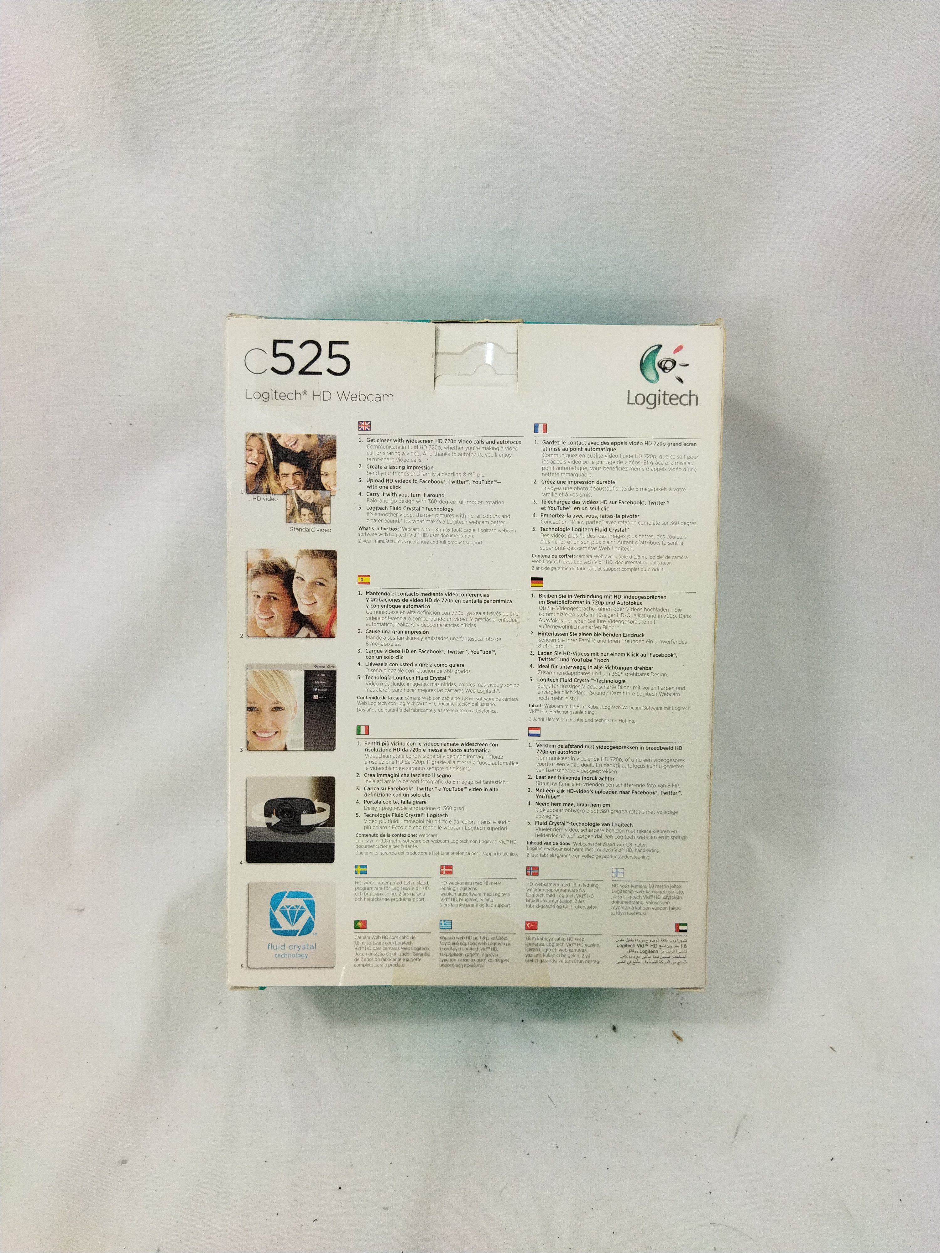 Webcam Logitech c525 Hd 720 p Comme neuf - Vue 2 - 
