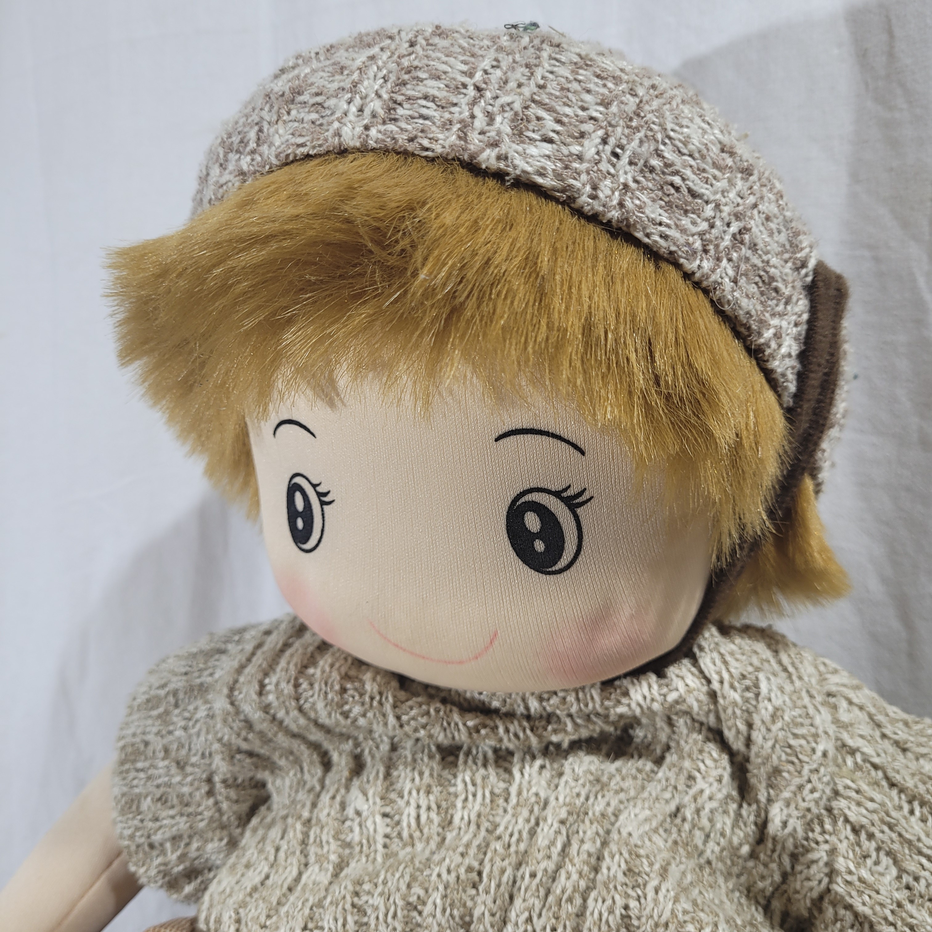 Grande poupée de chiffon vintage Très bon état - Vue 2 - 