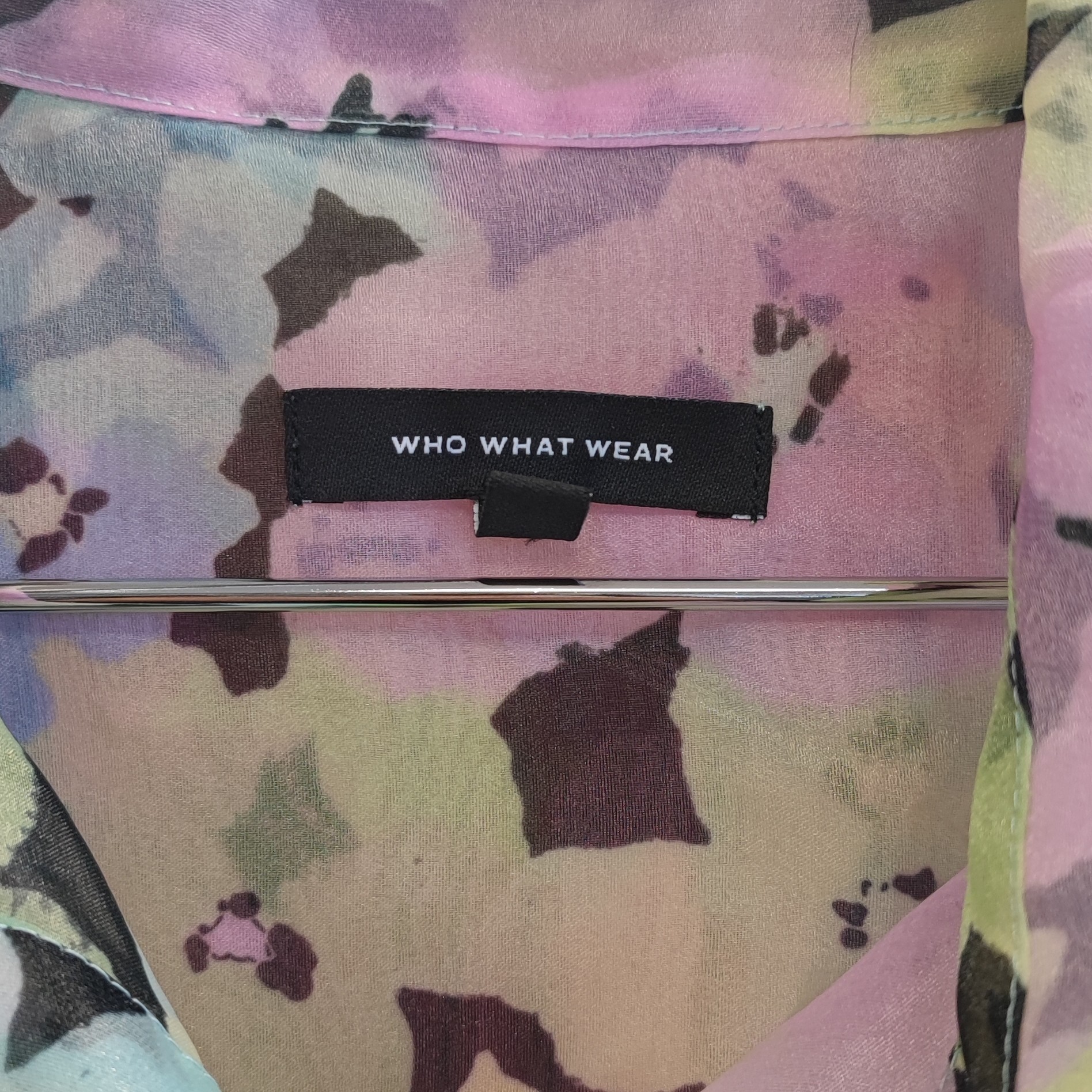 Voir photo 4 de WHO WHAT WEAR - Chemisier oversize - 40 - Femme WHO WHAT WEAR - Chemisier oversize - 40 - Femme Très bon état - Vue 4 -