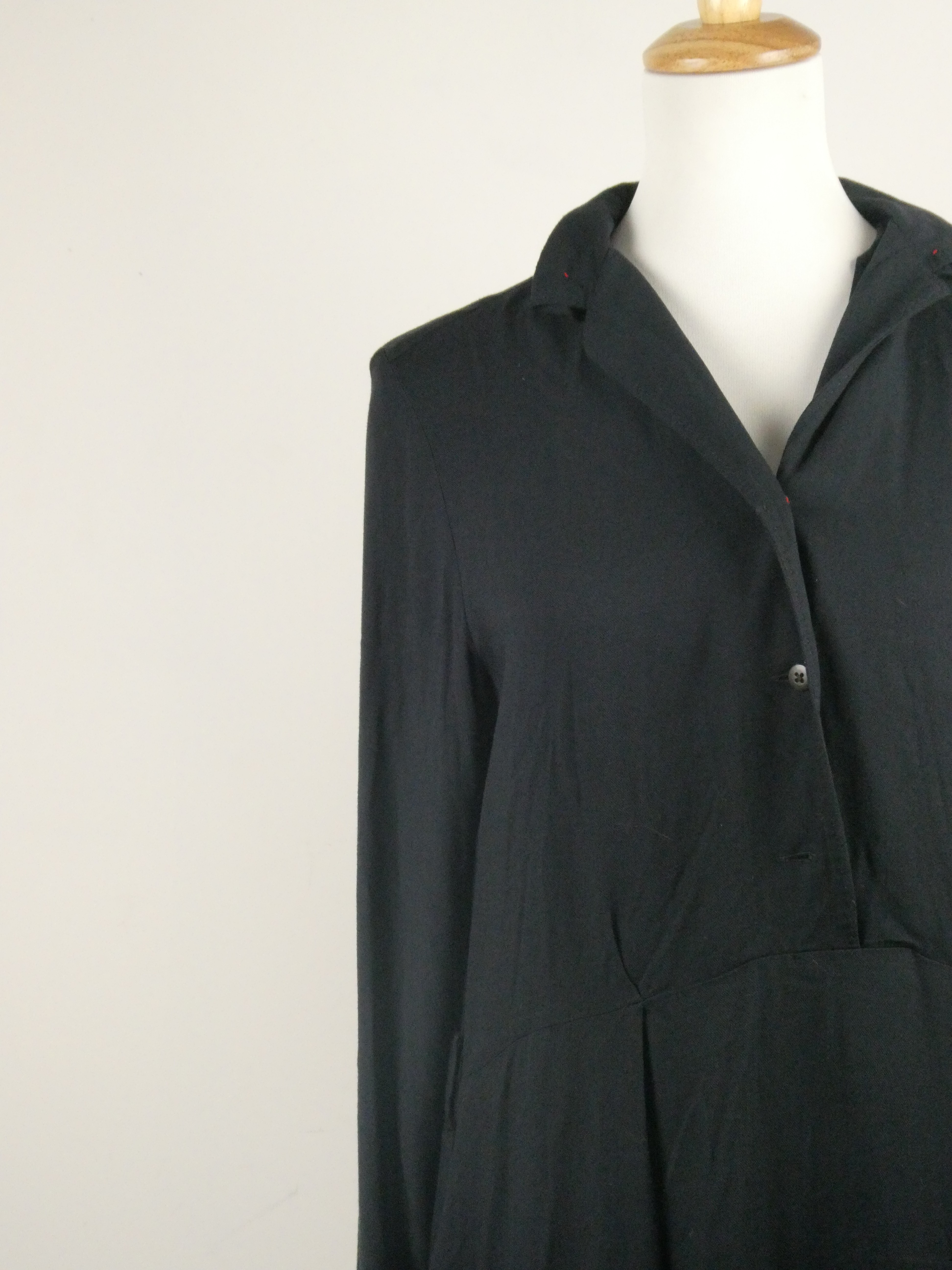 Ines de la Fressange x Uniqlo robe longue manches longues encolure tailleur - Taille M - Photo 7