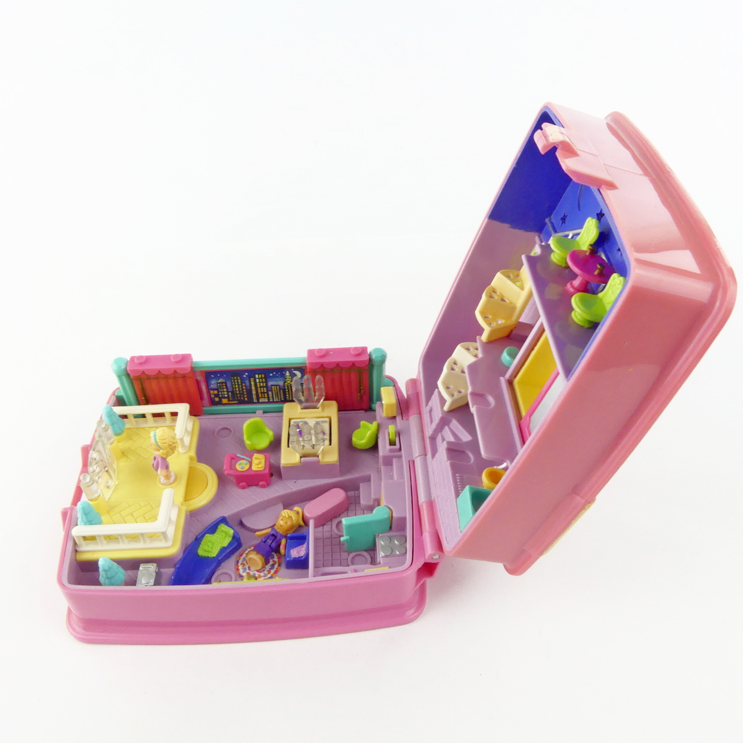 Boite Polly Pocket "Starlight dinner Party" Bluebird 1994 État correct - Vue 5 - 