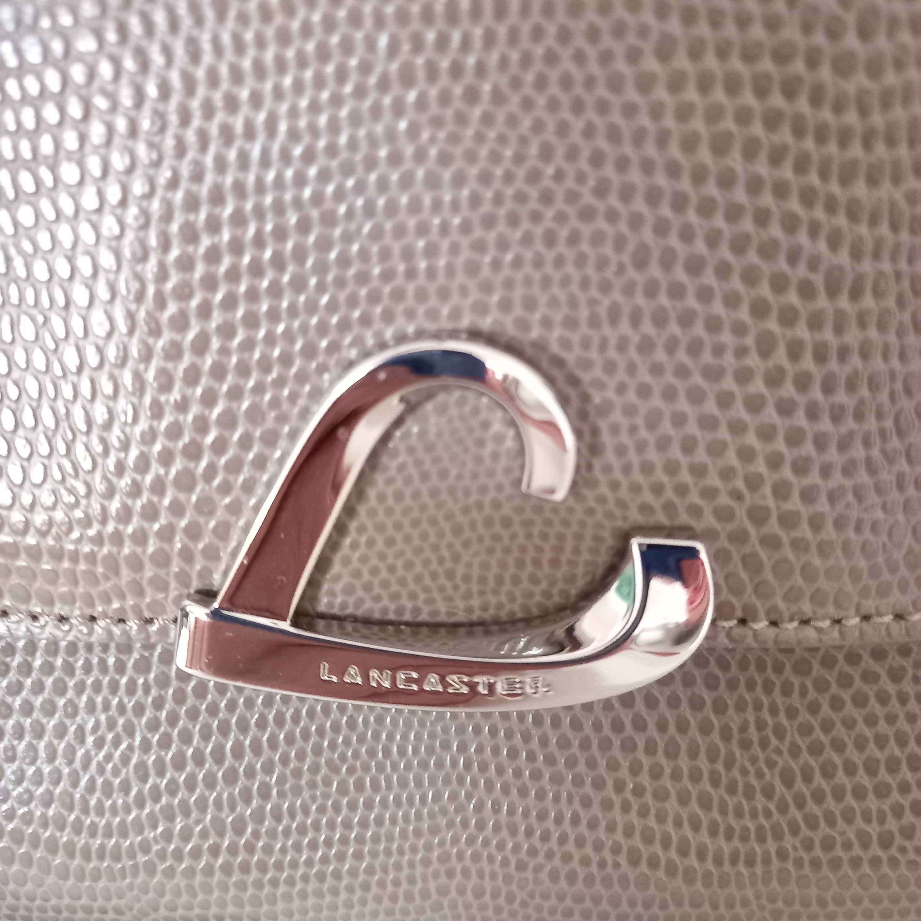 Sac Bandoulière Taupe Lancaster - Photo 4