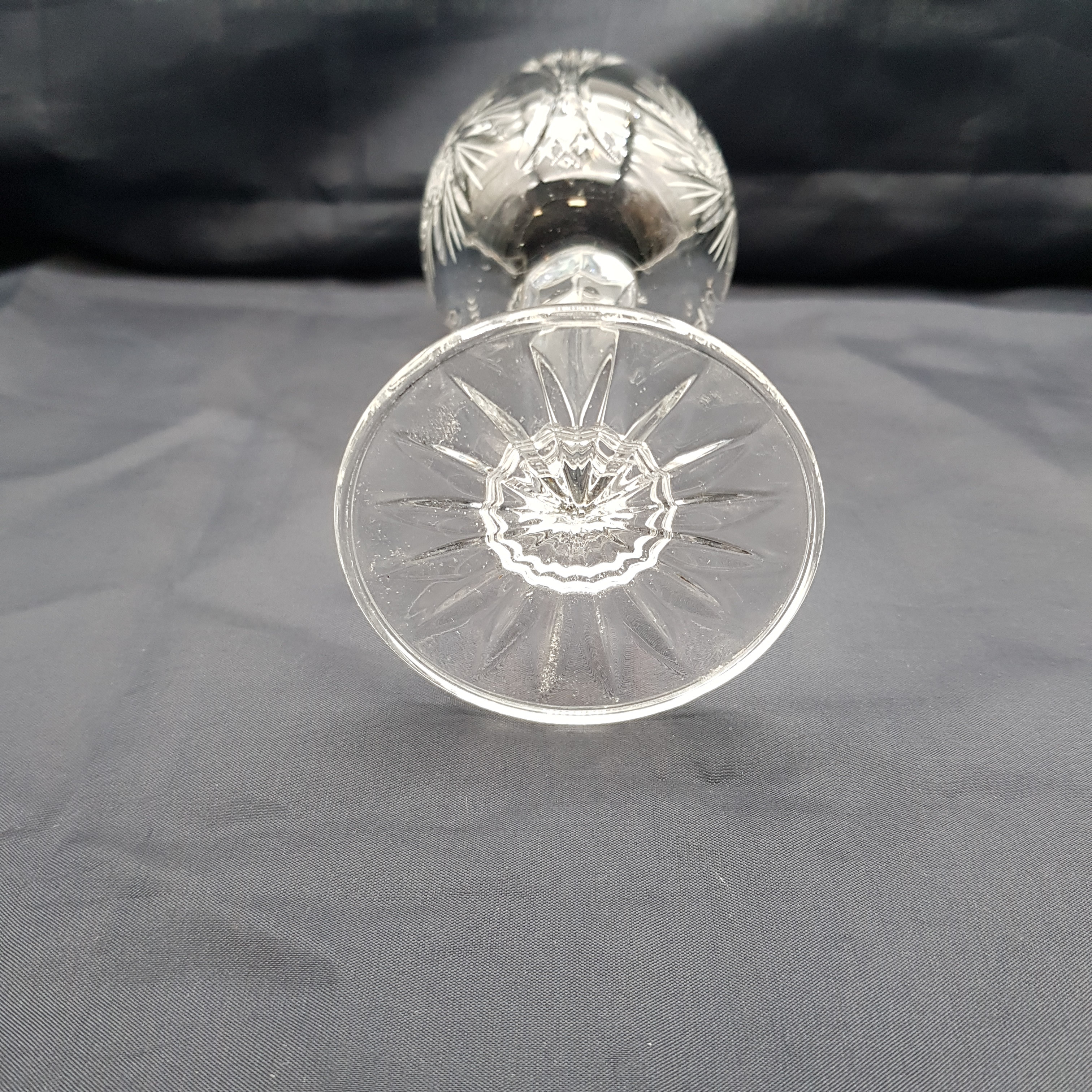 Lot de 6 verres à pied en cristal ( 24 % ) - Monica Zawiercie, Pologne - Très bon état - Photo 5