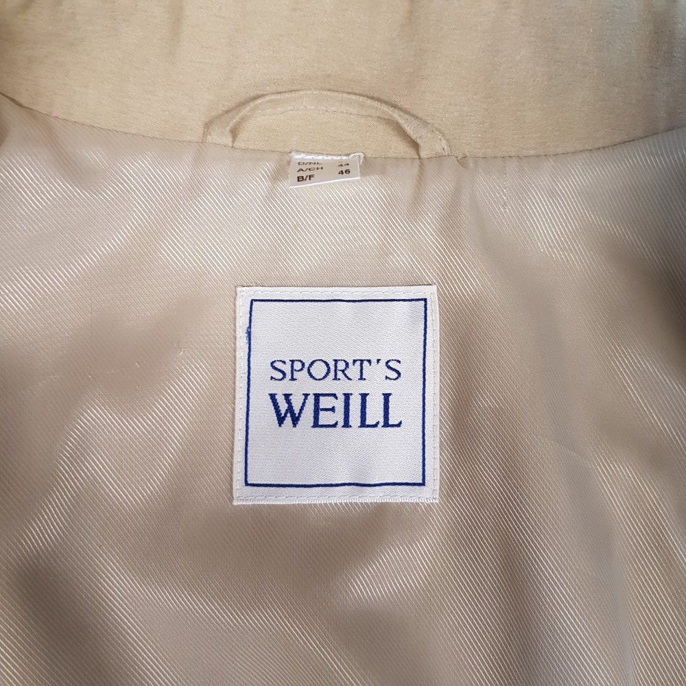 Voir photo 6 de Veste beige clair imitation daim - WEILL - taille 46 Veste beige clair imitation daim - WEILL - taille 46 Très bon état - Vue 6 -
