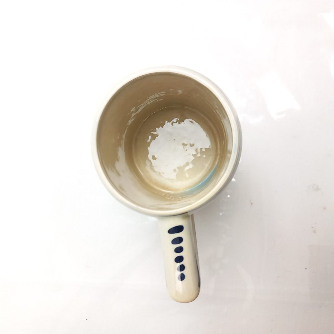 Chope a bière Delft Blue publicitaire Heineken État correct - Vue 2 - 