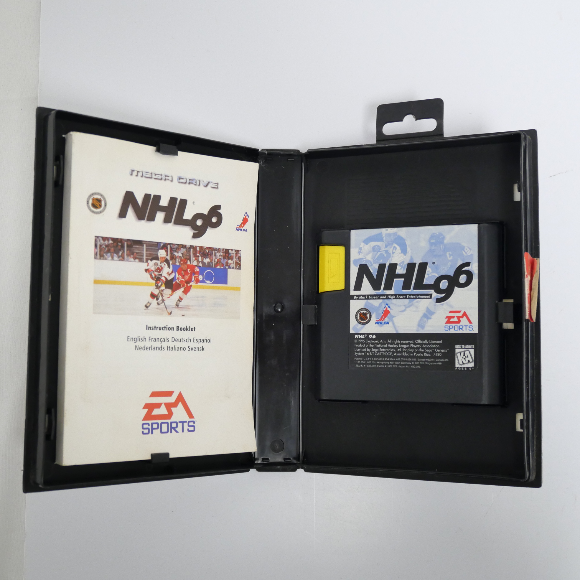 Voir photo 2 de Jeu NHL 96 - Sega Mega Drive - Complet (CIB) Jeu NHL 96 - Sega Mega Drive - Complet (CIB) Bon état - Vue 2 -