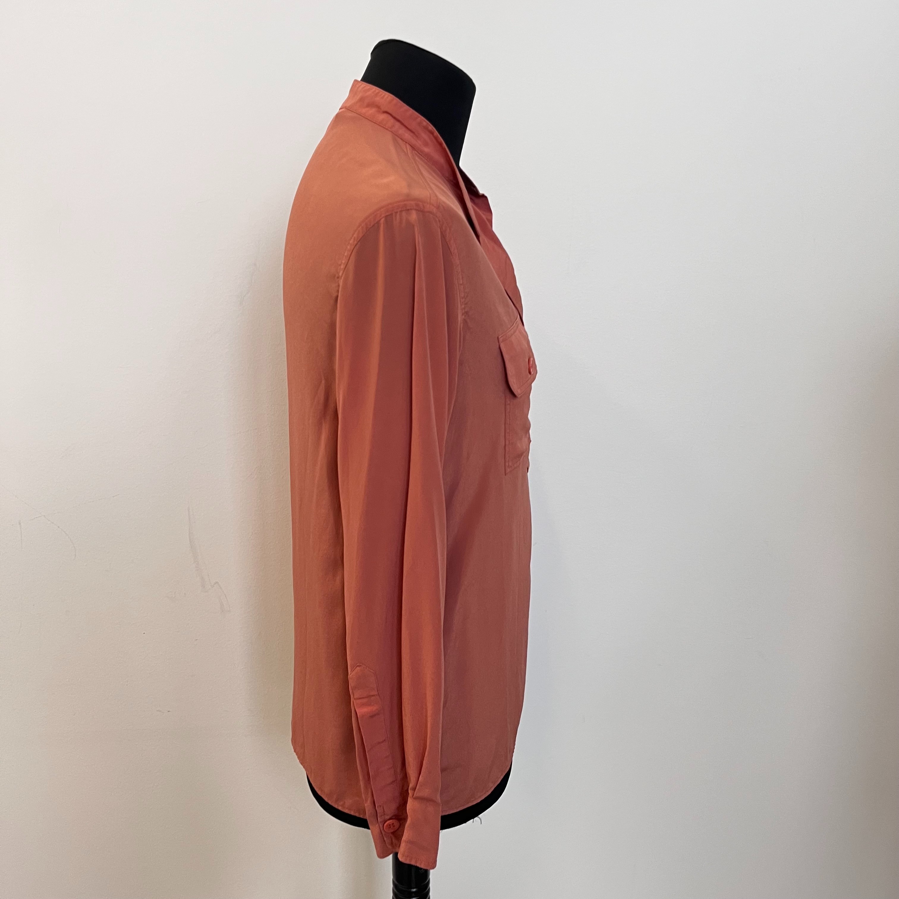 Chemisier orange, Vanessabruno, taille36 Très bon état - Vue 3 - 