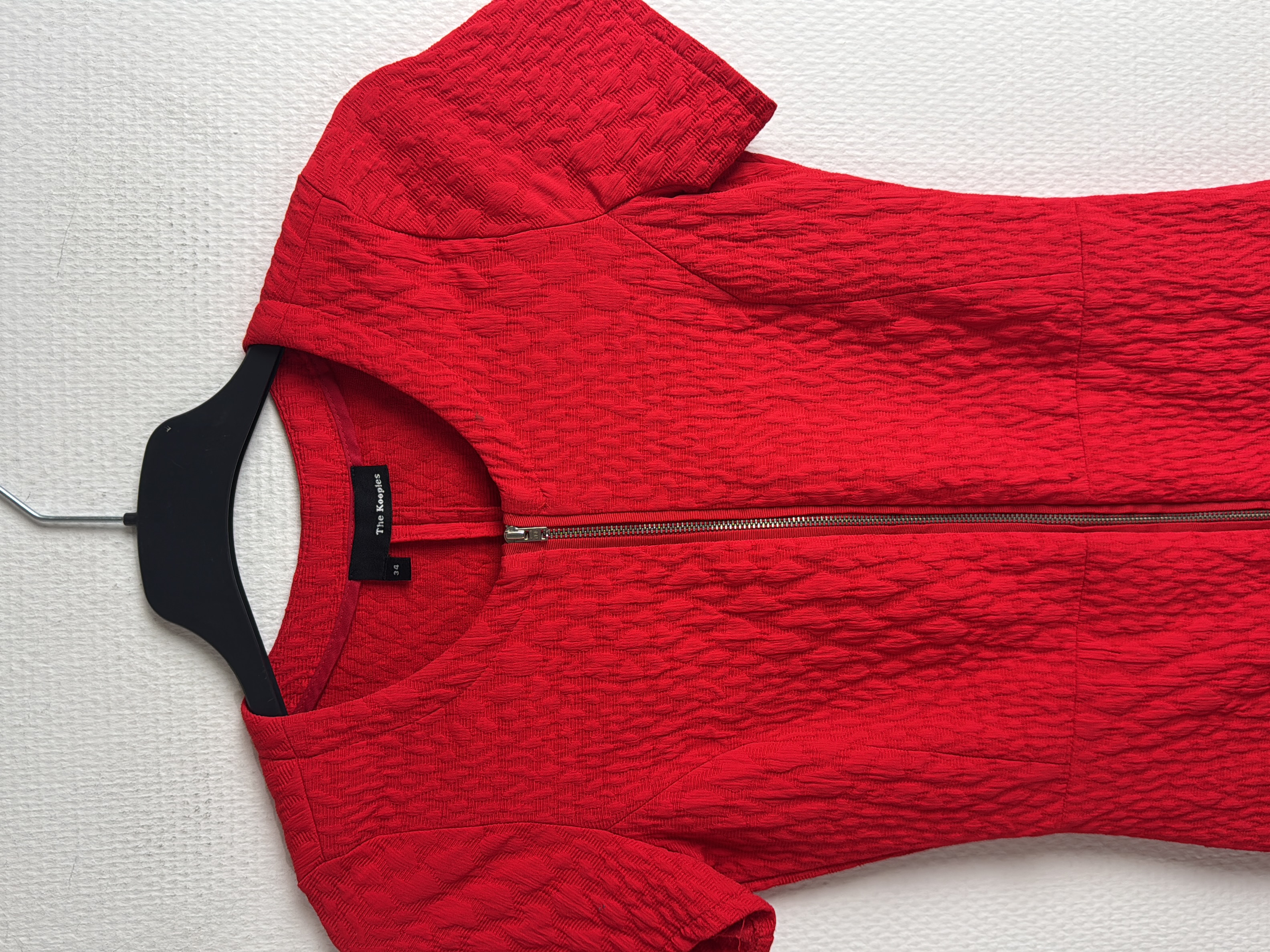 Robe rouge The kooples XS 34 💛 Très bon état - Vue 3 - 