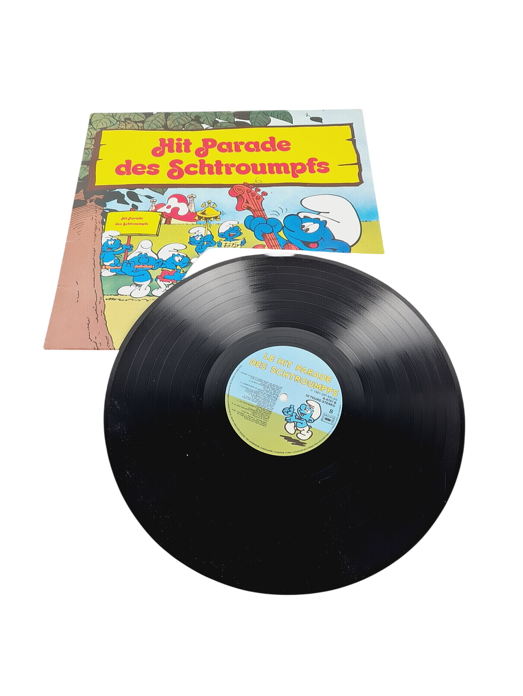 Acheter Disque Vinyle Collection 1981 - Hit Parade des Schtroumpfs - Milan - 30x30 cm Bon état - 18,00 € Disque Vinyle Collection 1981 - Hit Parade des Schtroumpfs - Milan - 30x30 cm Bon état - reconditionné disponible sur Label Emmaüs