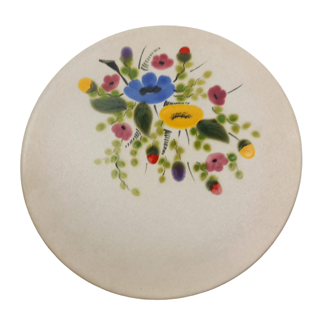 Acheter plateau en céramique décor floral estampe au dos État correct - 20,00 € plateau en céramique décor floral estampe au dos État correct - reconditionné disponible sur Label Emmaüs