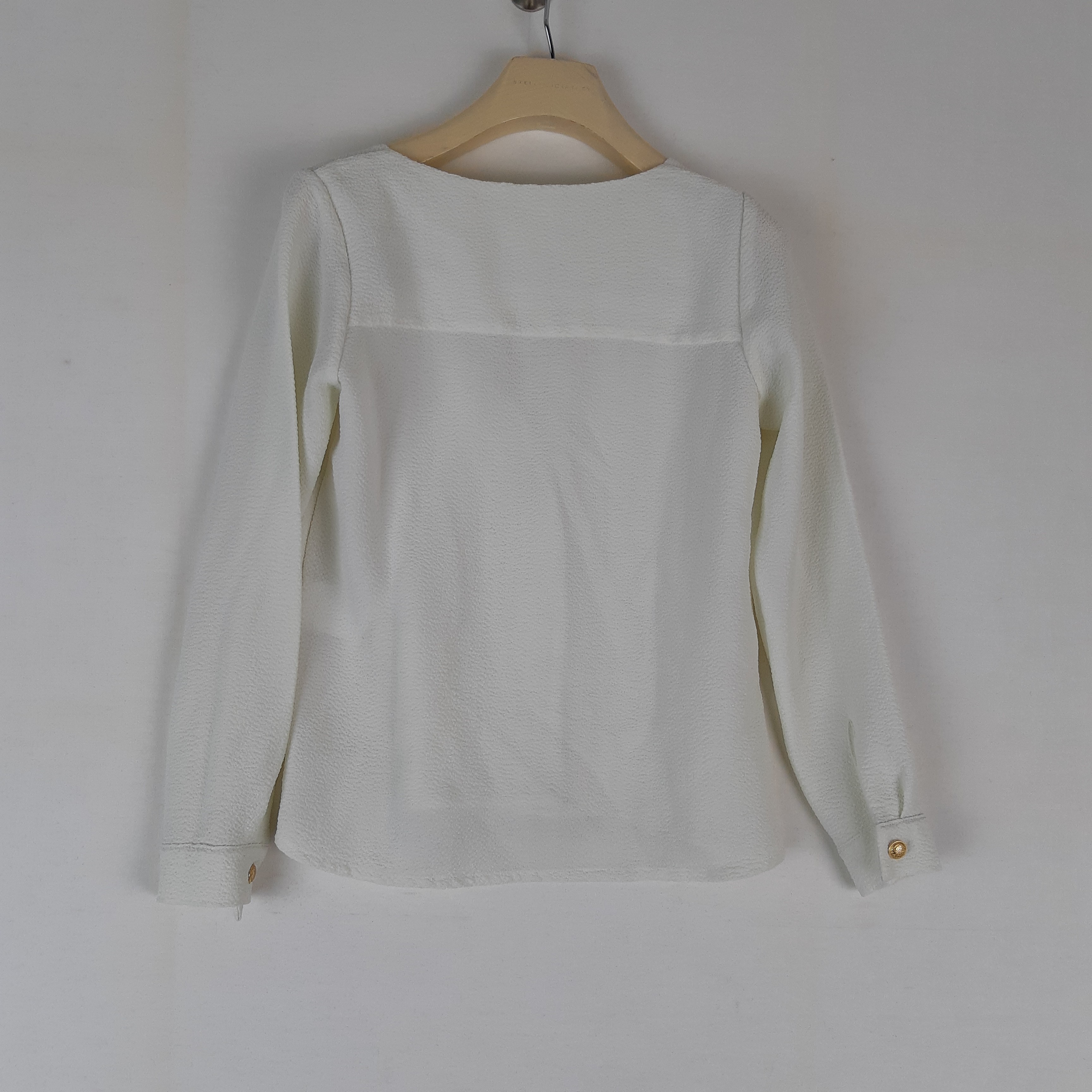 Voir photo 4 de Sezane - Veste écrue molleton texturé - Taille 34 mesures Carrure=33 Poitrine= 43 Longueur= 53 Sezane - Veste écrue molleton texturé - Taille 34 mesures Carrure=33 Poitrine= 43 Longueur= 53 Très bon état - Vue 4 -