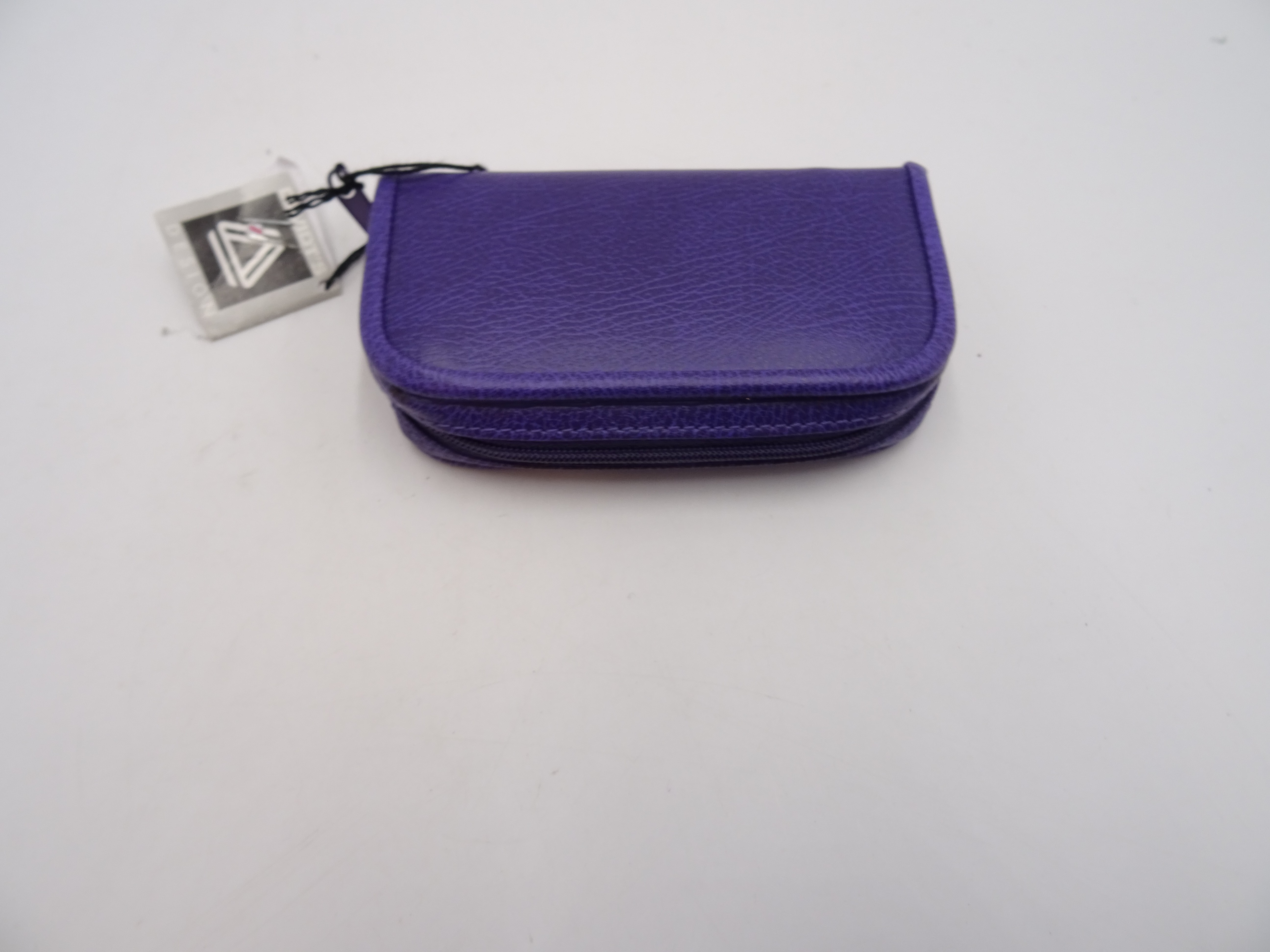 Set de manucure DAVIDT'S en cuir violet. Comme neuf - Vue 2 - 