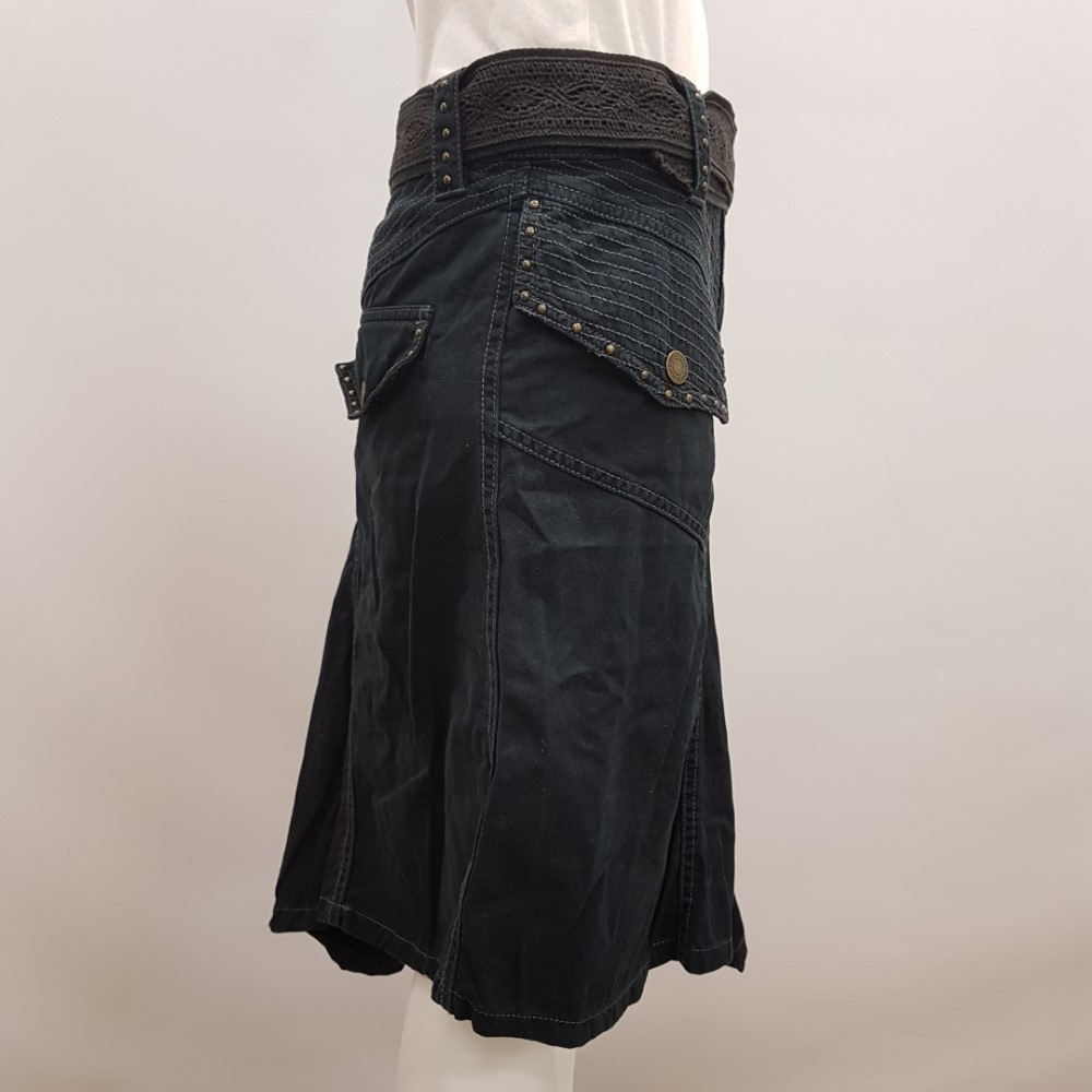 Jupe courte bleu foncé - CDC by ESPRIT - taille 36 Très bon état - Vue 2 - 