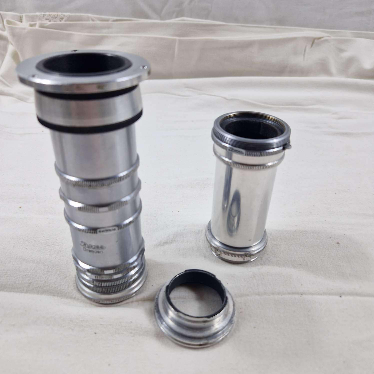 Tube extension Chrome Vintage pour Camera ou appareil photo Lhagee Dresden Bon état - Vue 6 - 