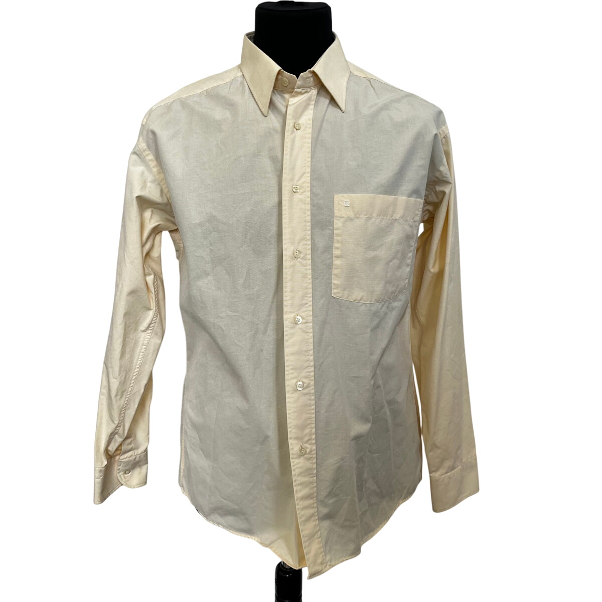 Chemise jaune homme , Pierre Cardin, taille 40 - Photo 0