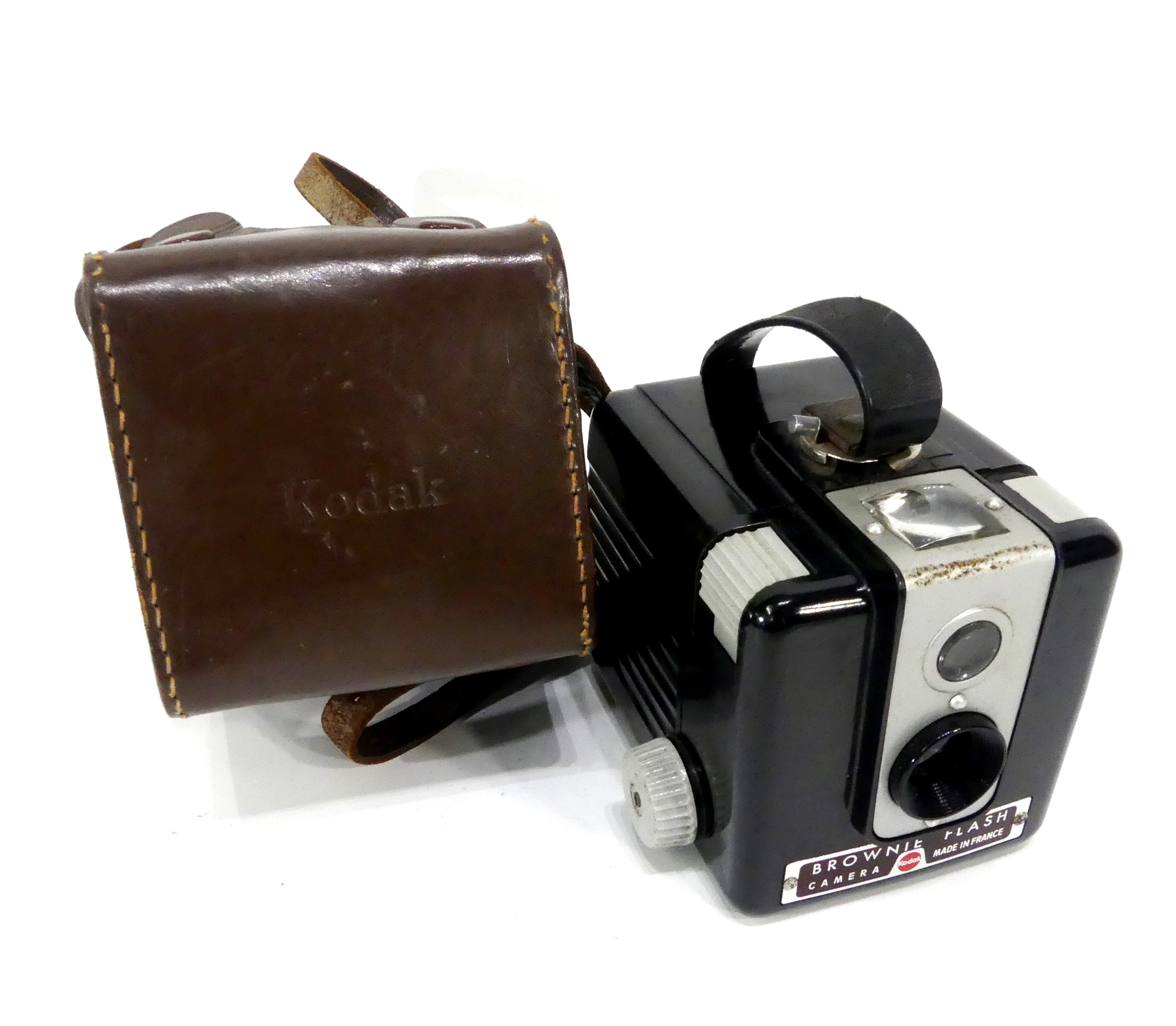 Ancien appareil photo Kodak Brownie Flash - Bon état - Photo 10