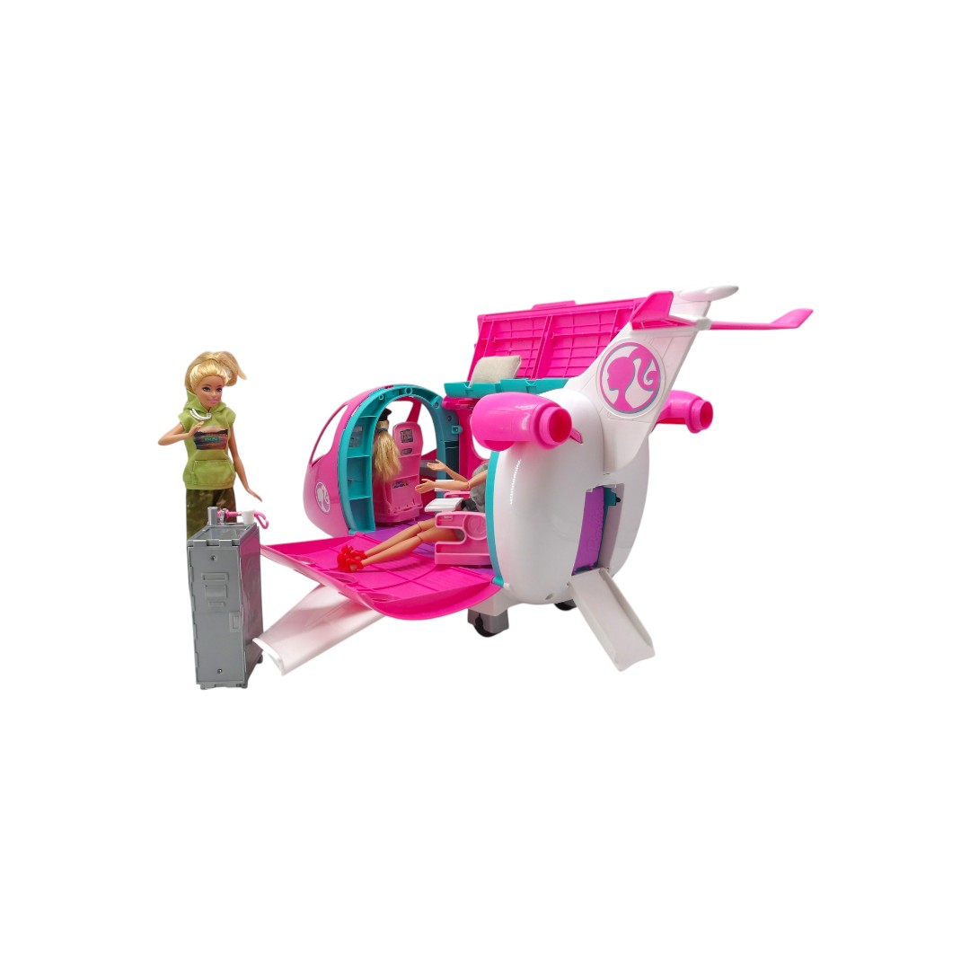Voir photo 4 de Mon avion de rêve et ses 3 Barbie Mon avion de rêve et ses 3 Barbie Comme neuf - Vue 4 -