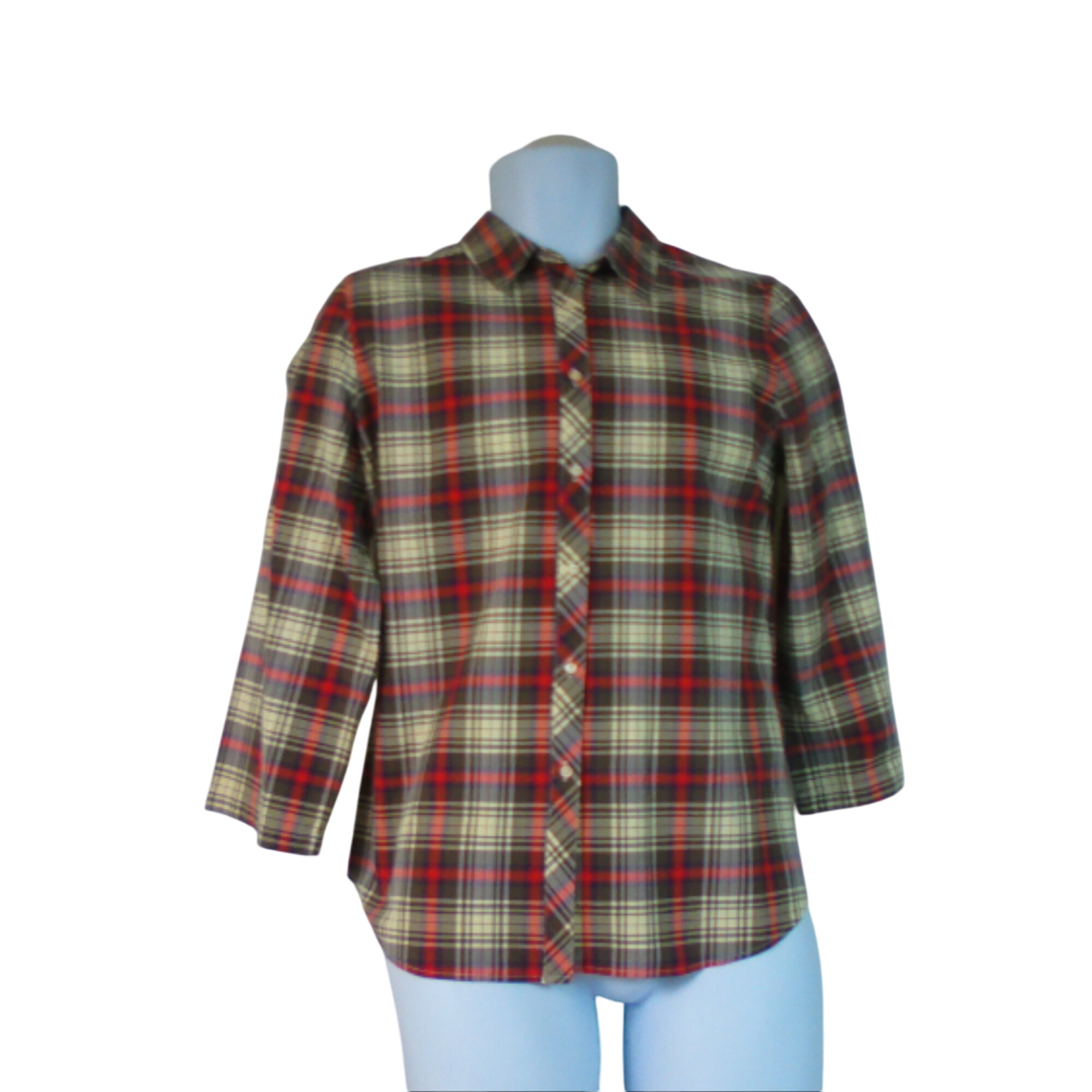 Chemise homme BENSIMON, à carreaux, 100% coton, XL - Photo 0
