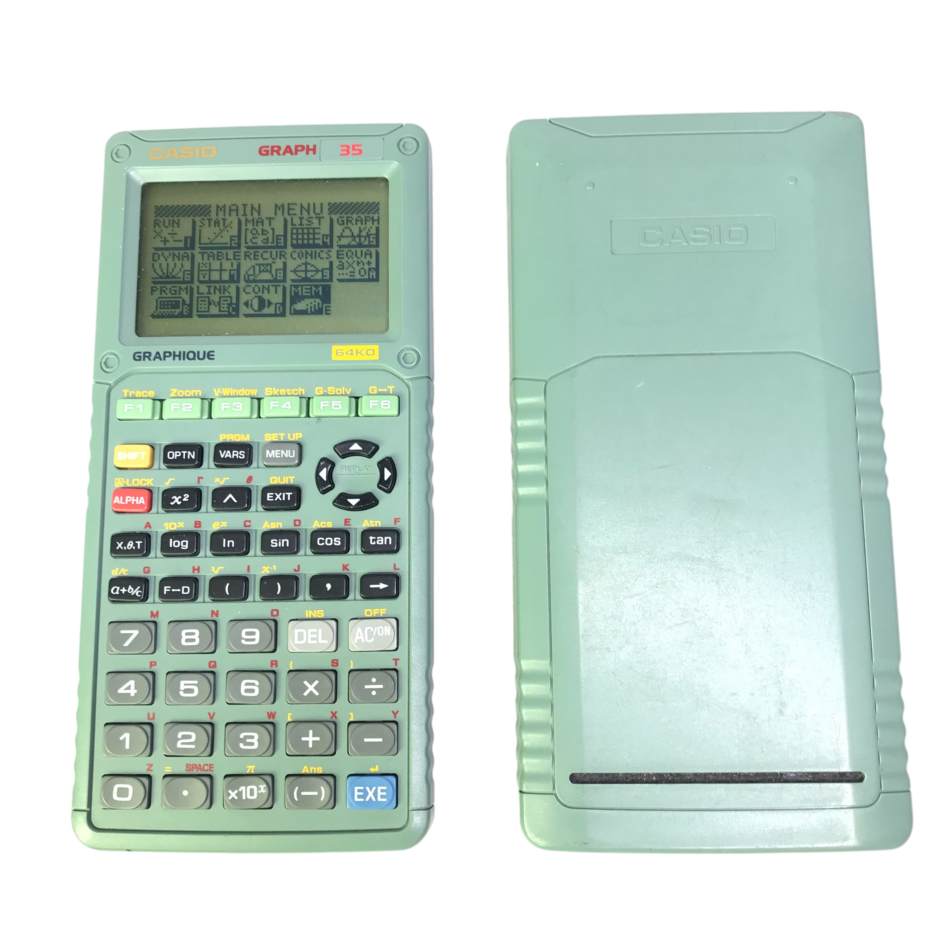 Calculatrice Casio Graph35 Bon état -  reconditionné disponible sur Label Emmaüs