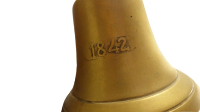 Ancienne cloche décorative de chalutier 1842 - Photo 12