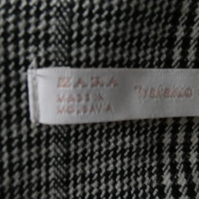 Robe grise à carreaux - Femme - ZARA - Taille S - Très bon état - Photo 5