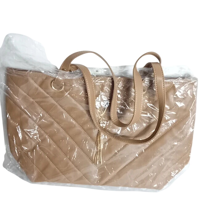 👕 Sac à main sans marque marron clair friperie pas cher et