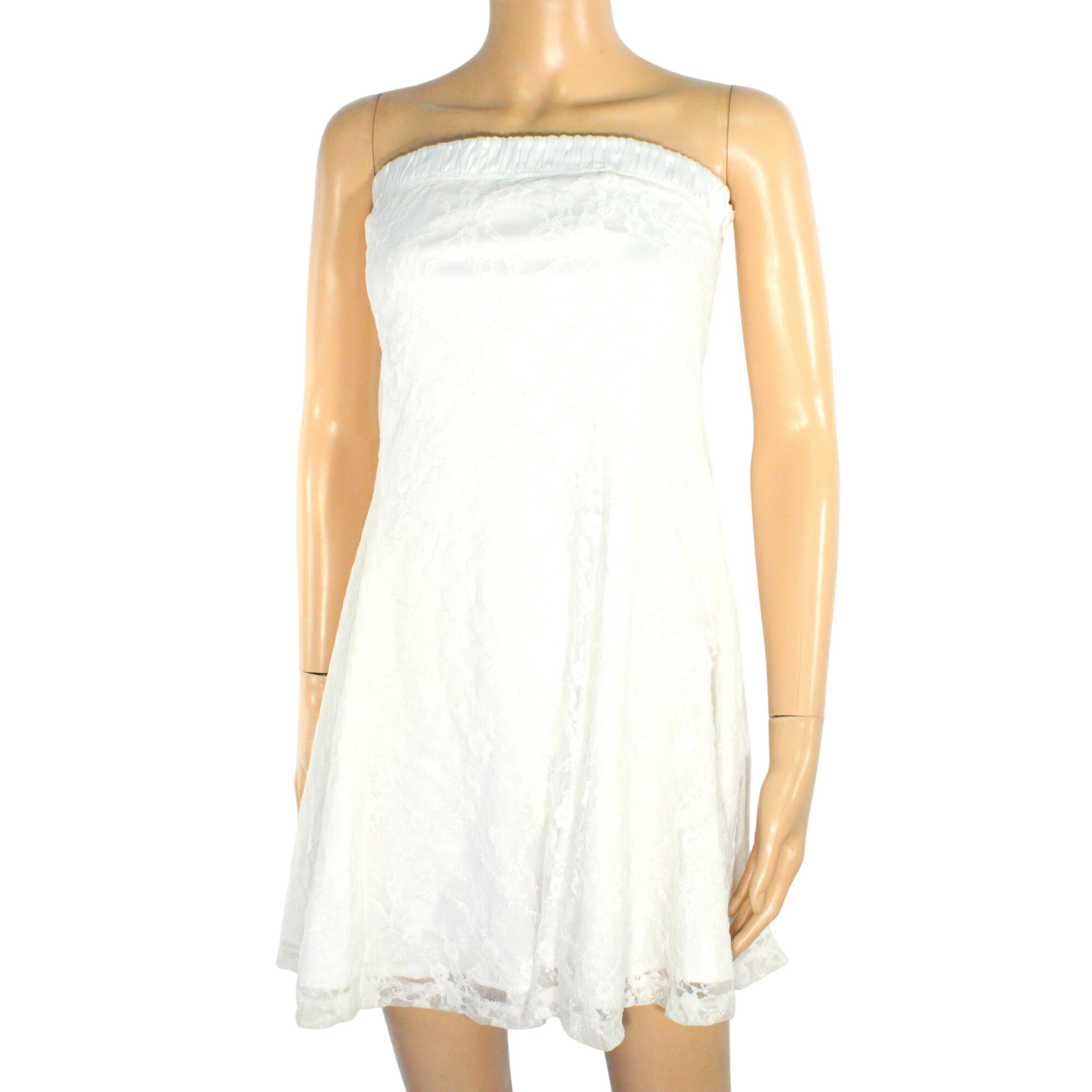 Robe Courte Blanche JSFN Taille 36 - Label Emmaus - Modalova
